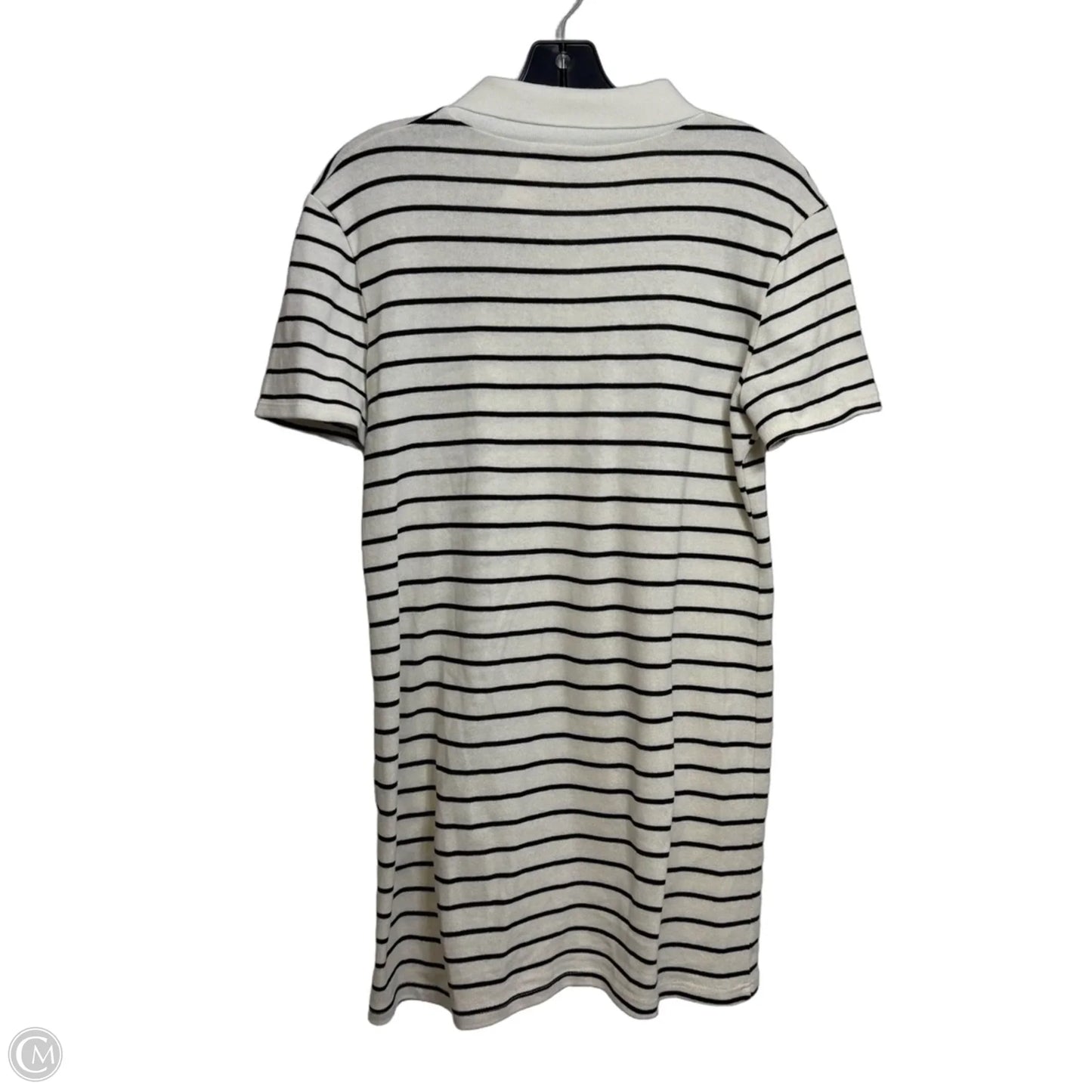 Dress Casual Short By Zara In Striped Pattern, Size: L