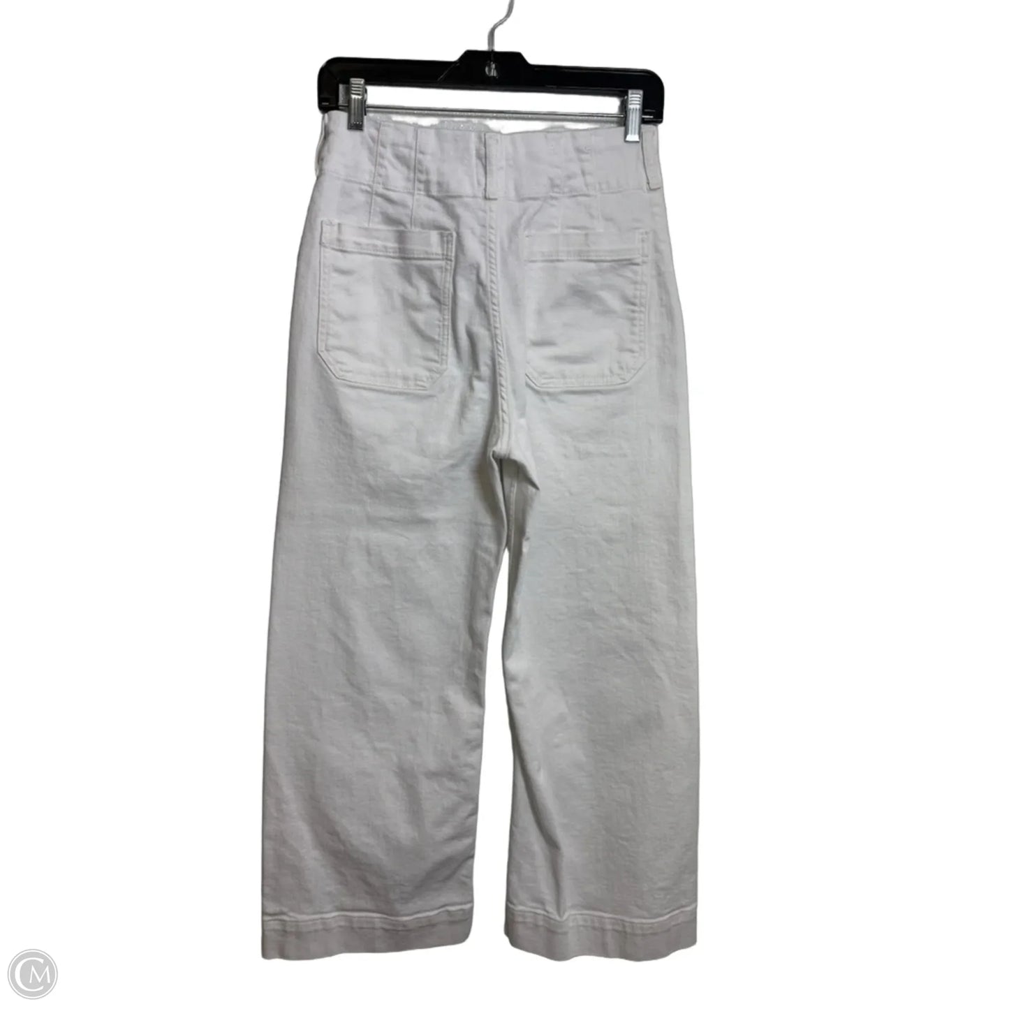 Jeans wide leg By Maeve In white, Size: 4