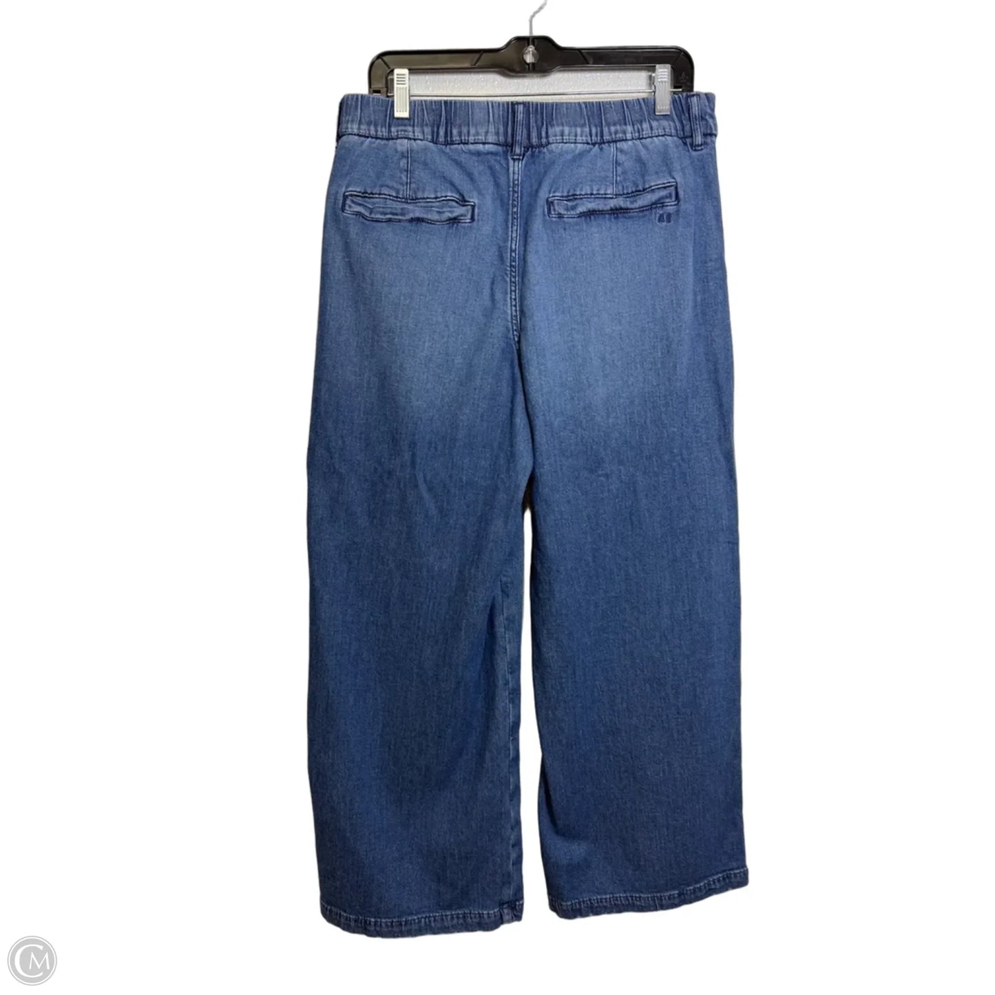 Jeans Wide Leg By American Eagle In Blue Denim, Size: 6