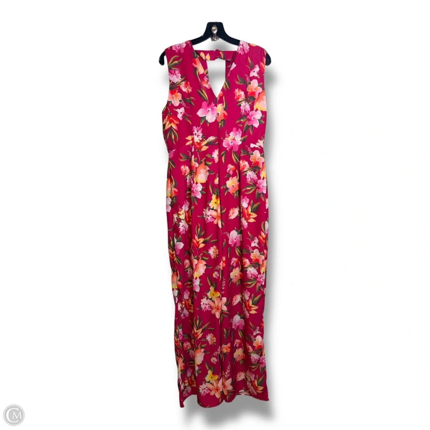 Jumpsuit By New York And Co In Floral Print, Size: L