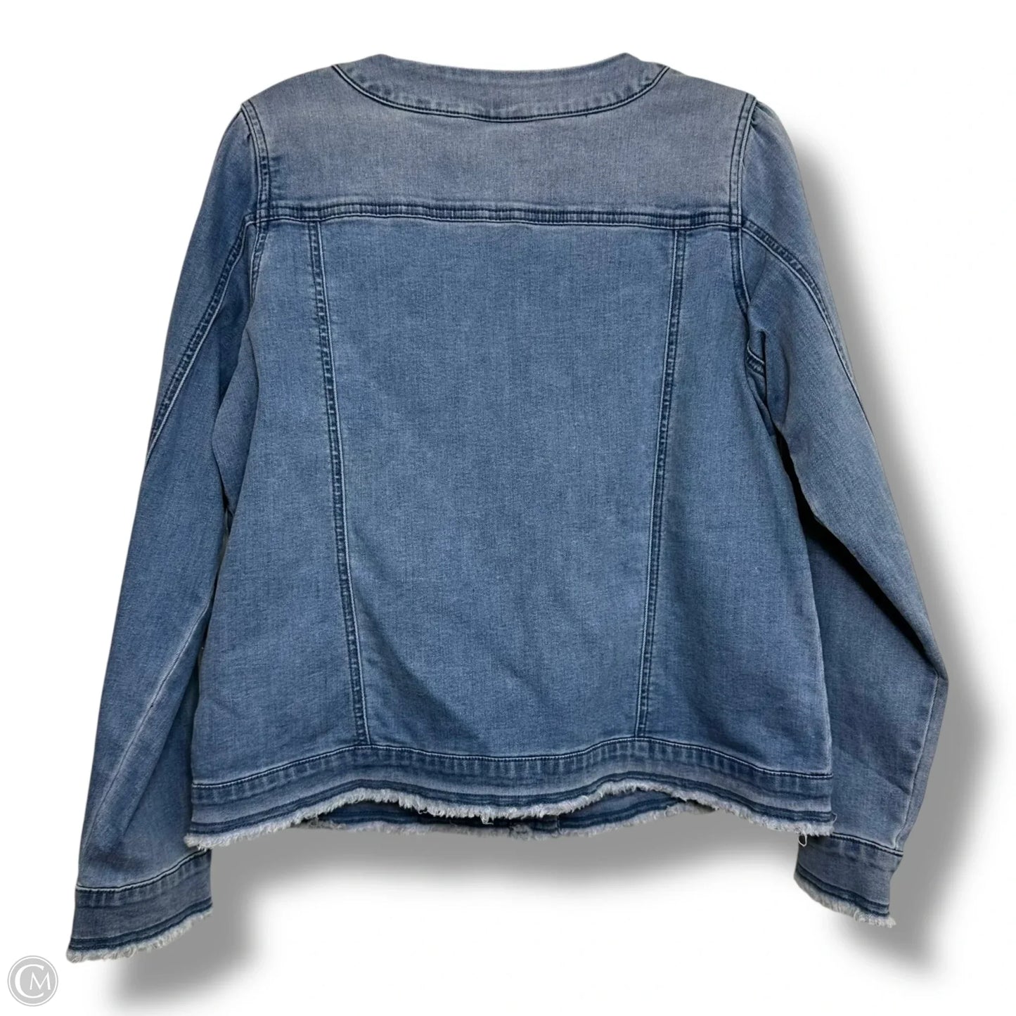 Jacket Denim By Diane Gilman In Blue Denim, Size: M