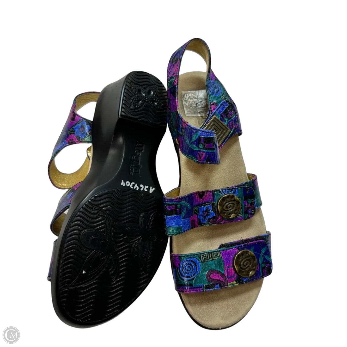 Sandals Flats By Alegria In Purple, Size: 7
