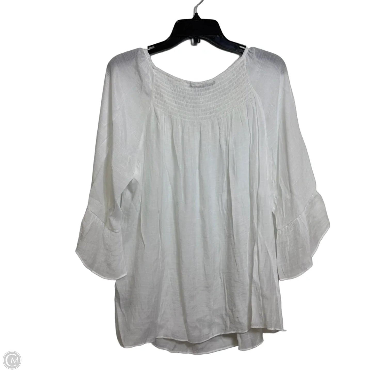 Top Long Sleeve Basic By Zac And Rachel In White, Size: M