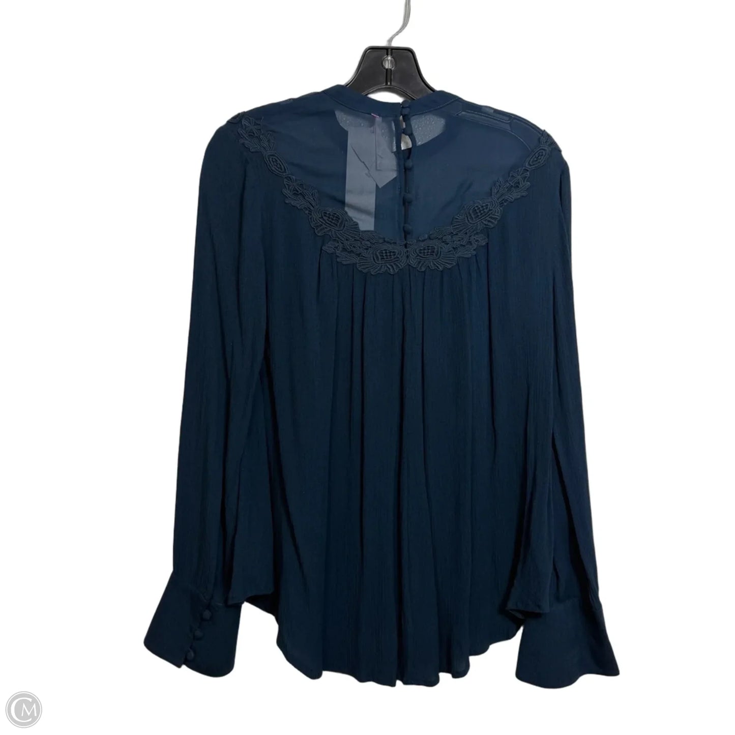 Top Long Sleeve By Free People In Aqua, Size: Xs