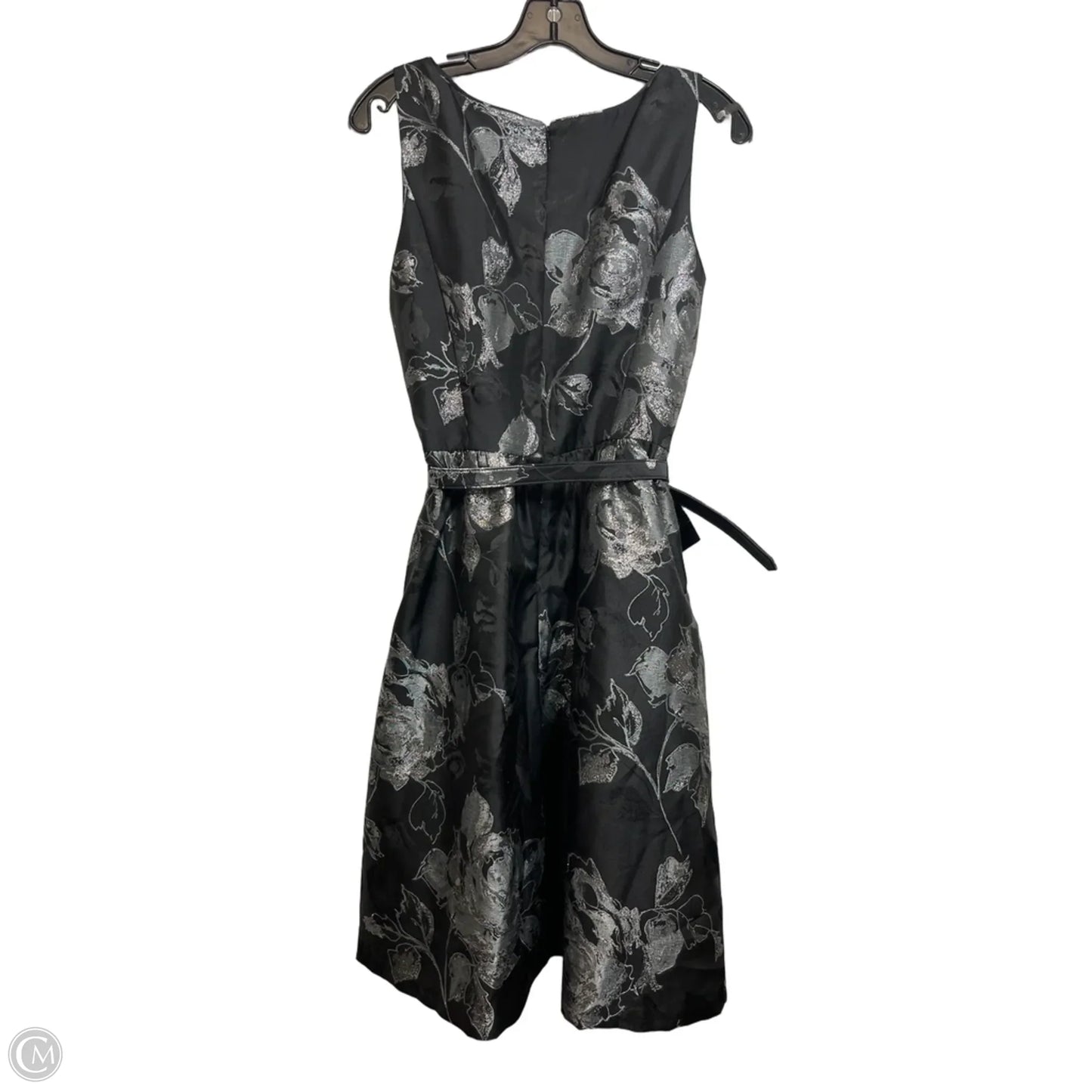 Dress Casual Midi By White House Black Market In Black & White, Size: 8