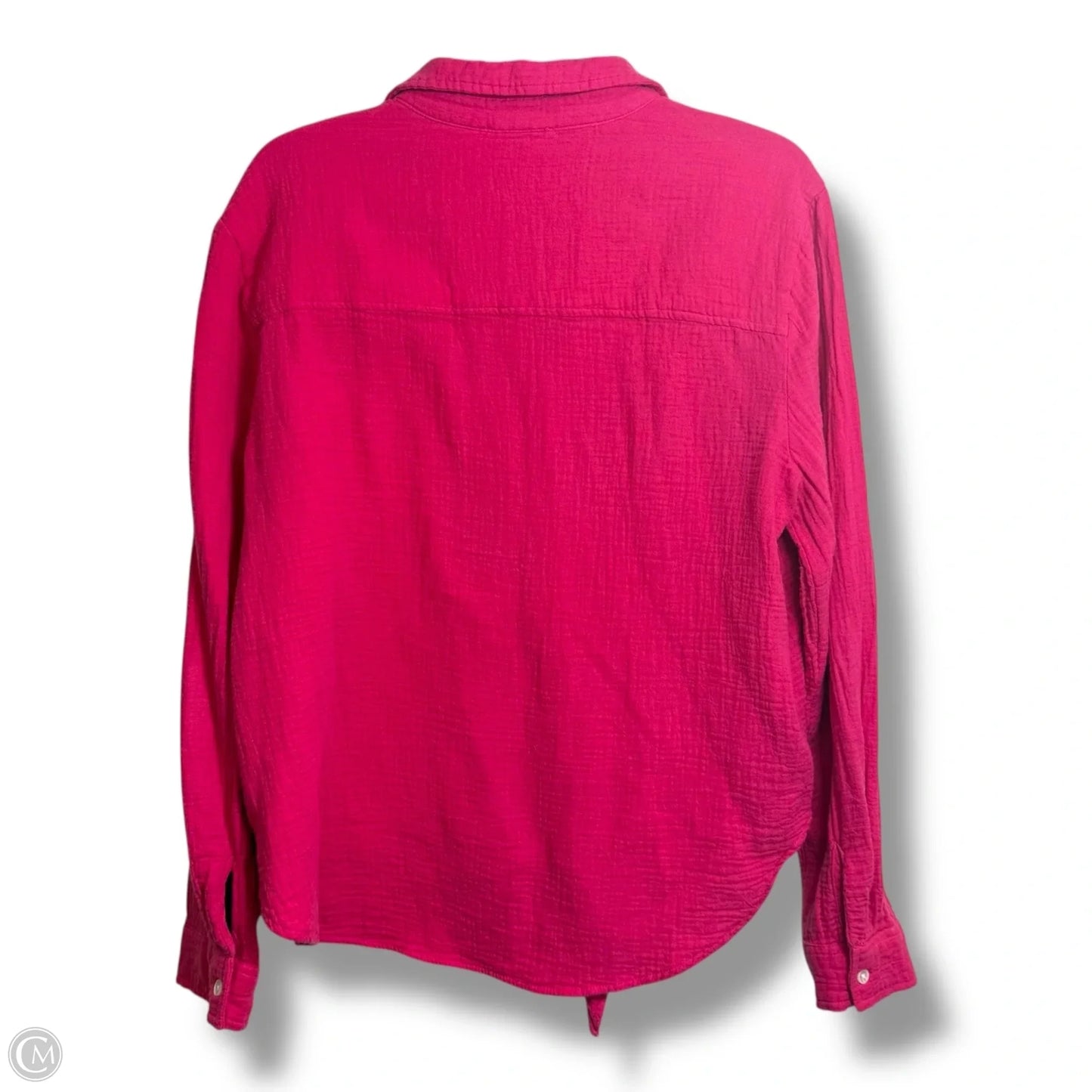 Top Long Sleeve By Beachlunchlounge In Pink, Size: L