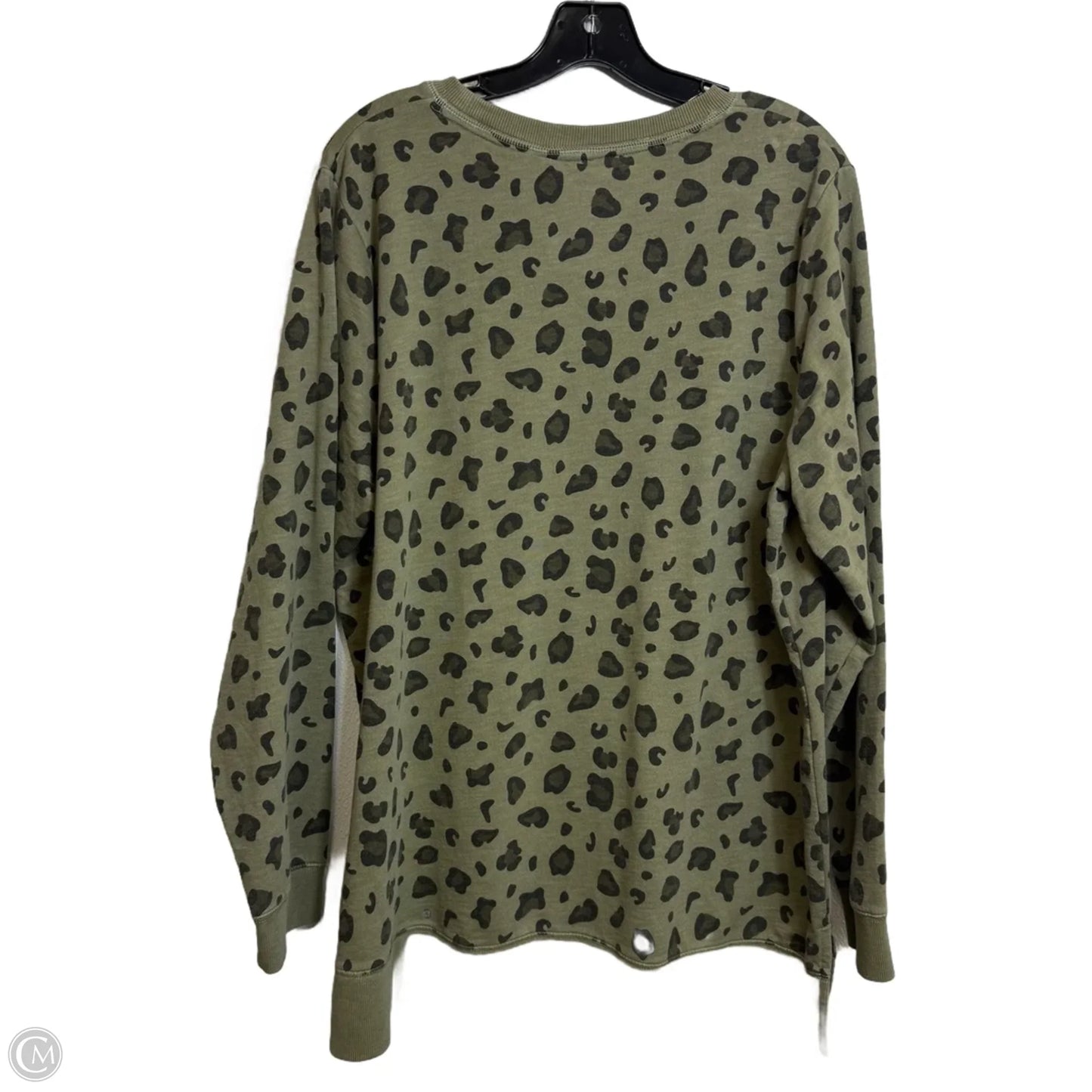 Top Long Sleeve By Sonoma In Animal Print, Size: Xxl