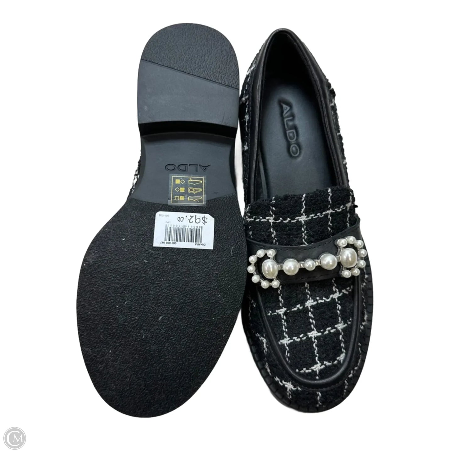 Shoes Flats By Aldo In Plaid Pattern, Size: 7