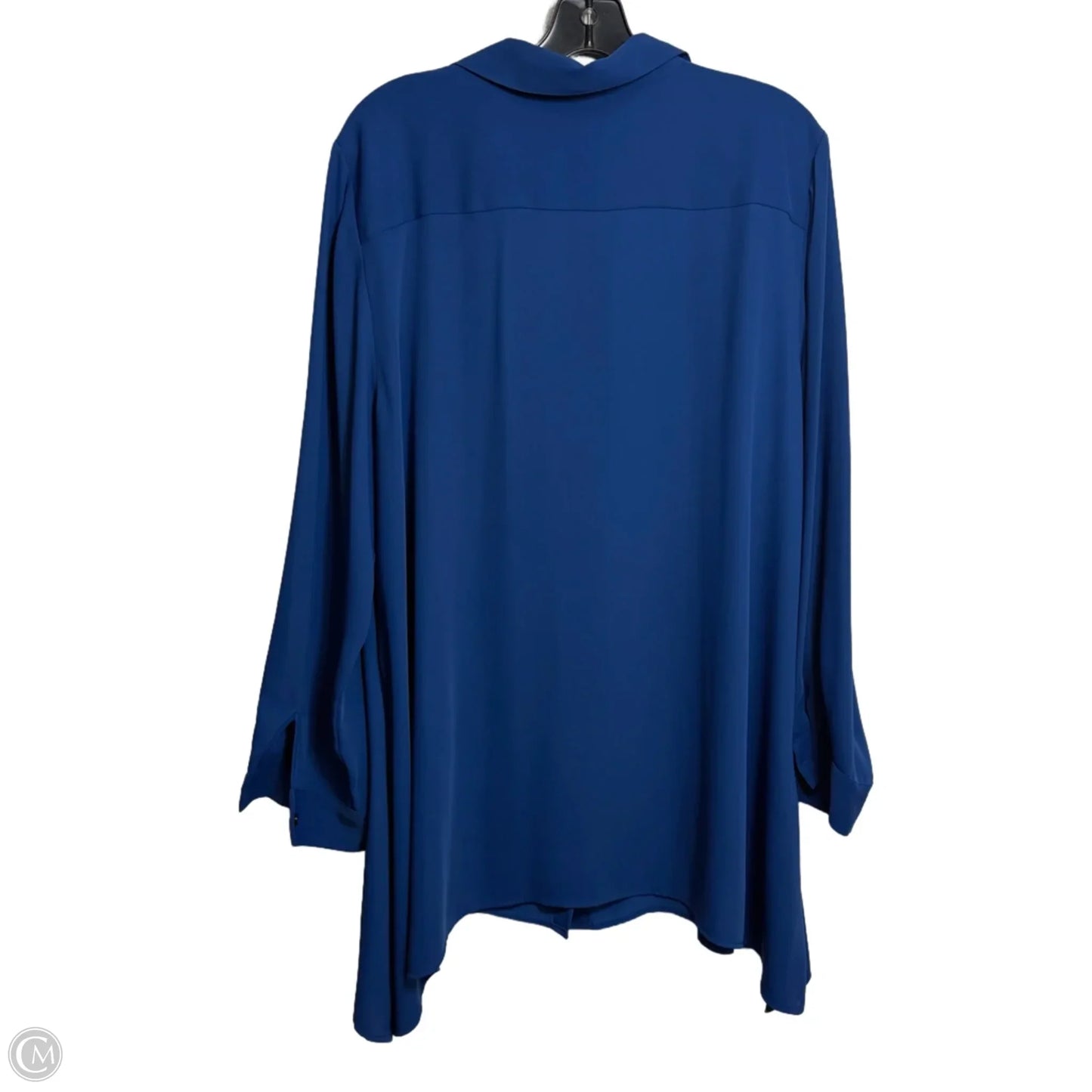 Top Long Sleeve By Chicos In Blue, Size: 16