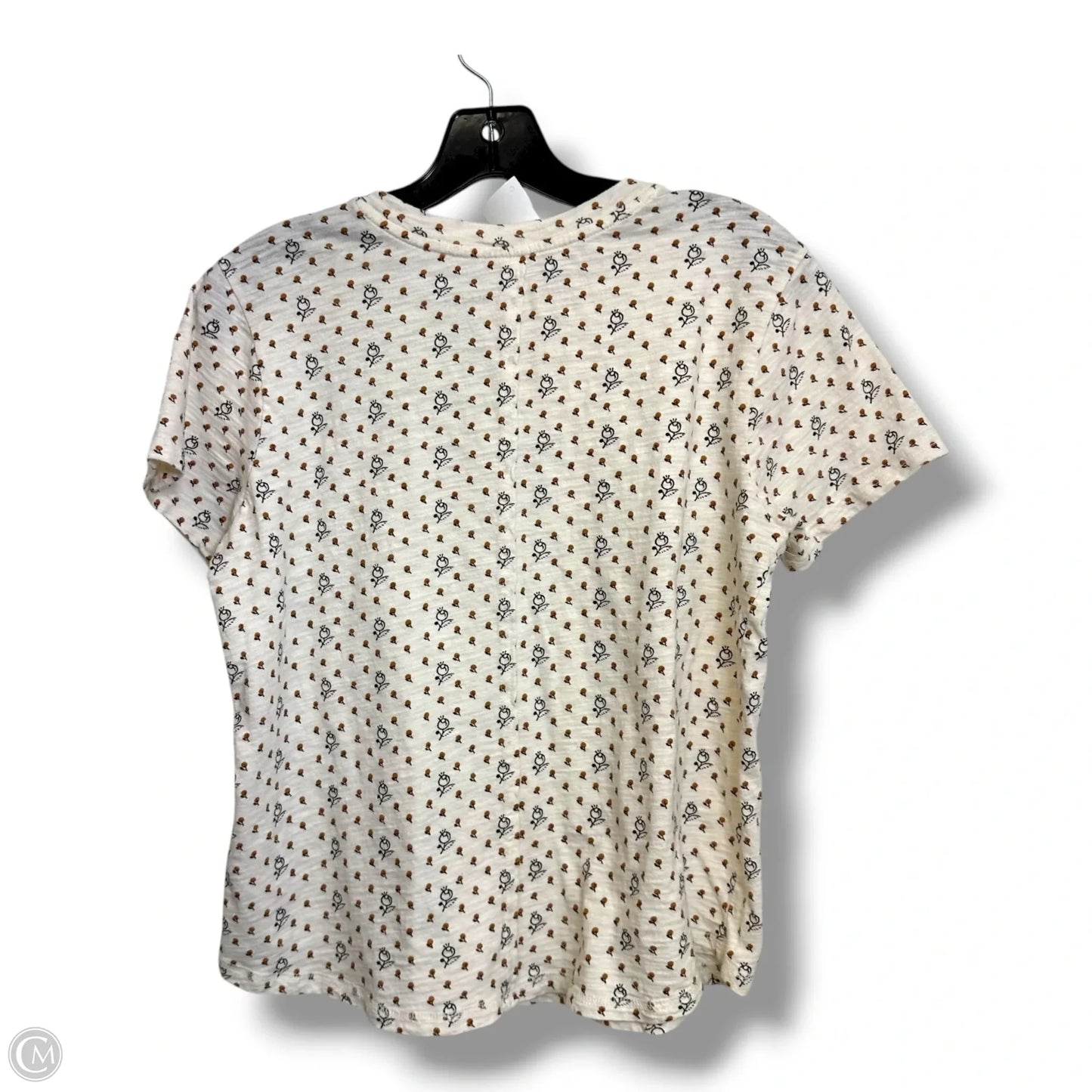 Top Short Sleeve By Pilcro In Floral Print, Size: M