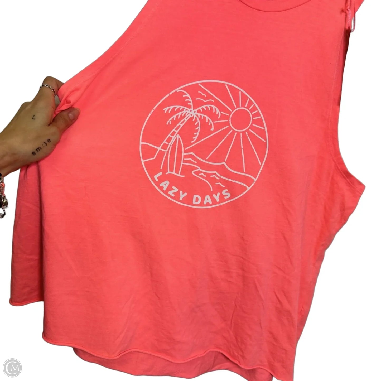 Tank Top By Primark In Pink, Size: S