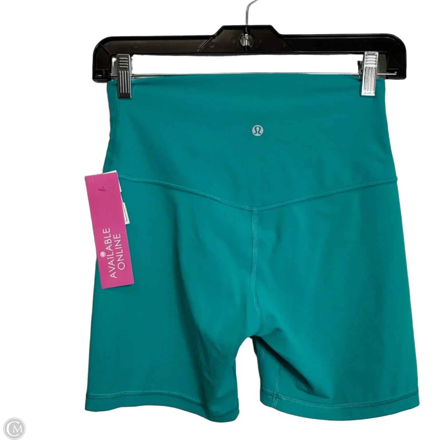Athletic Shorts By Lululemon In Aqua, Size: 6
