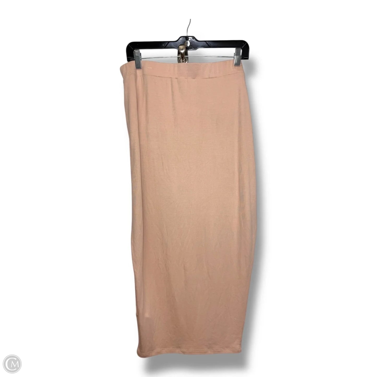 Skirt Midi By Clothes Mentor In Peach, Size: 1x