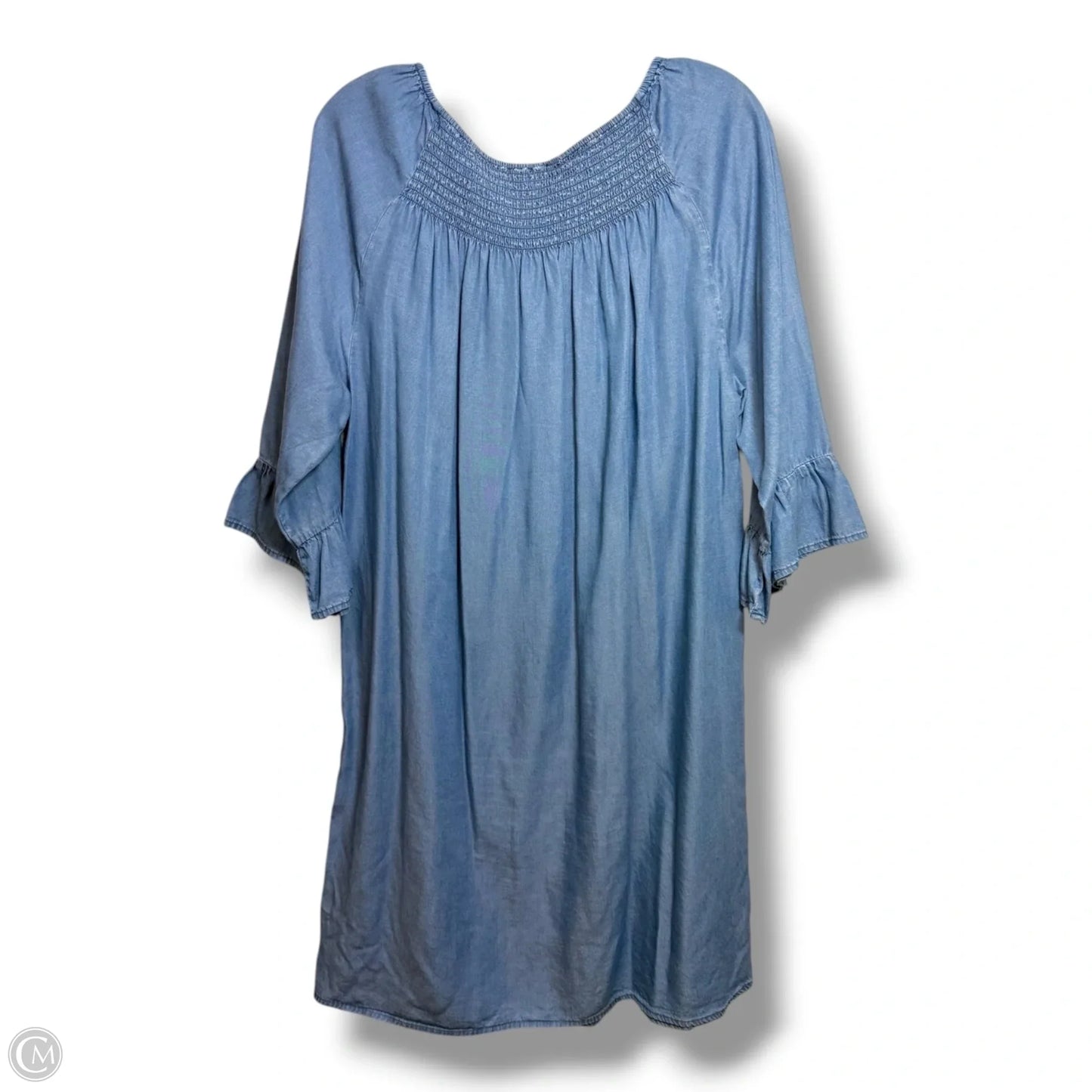 Dress Casual Midi By New Directions In Blue, Size: Xl