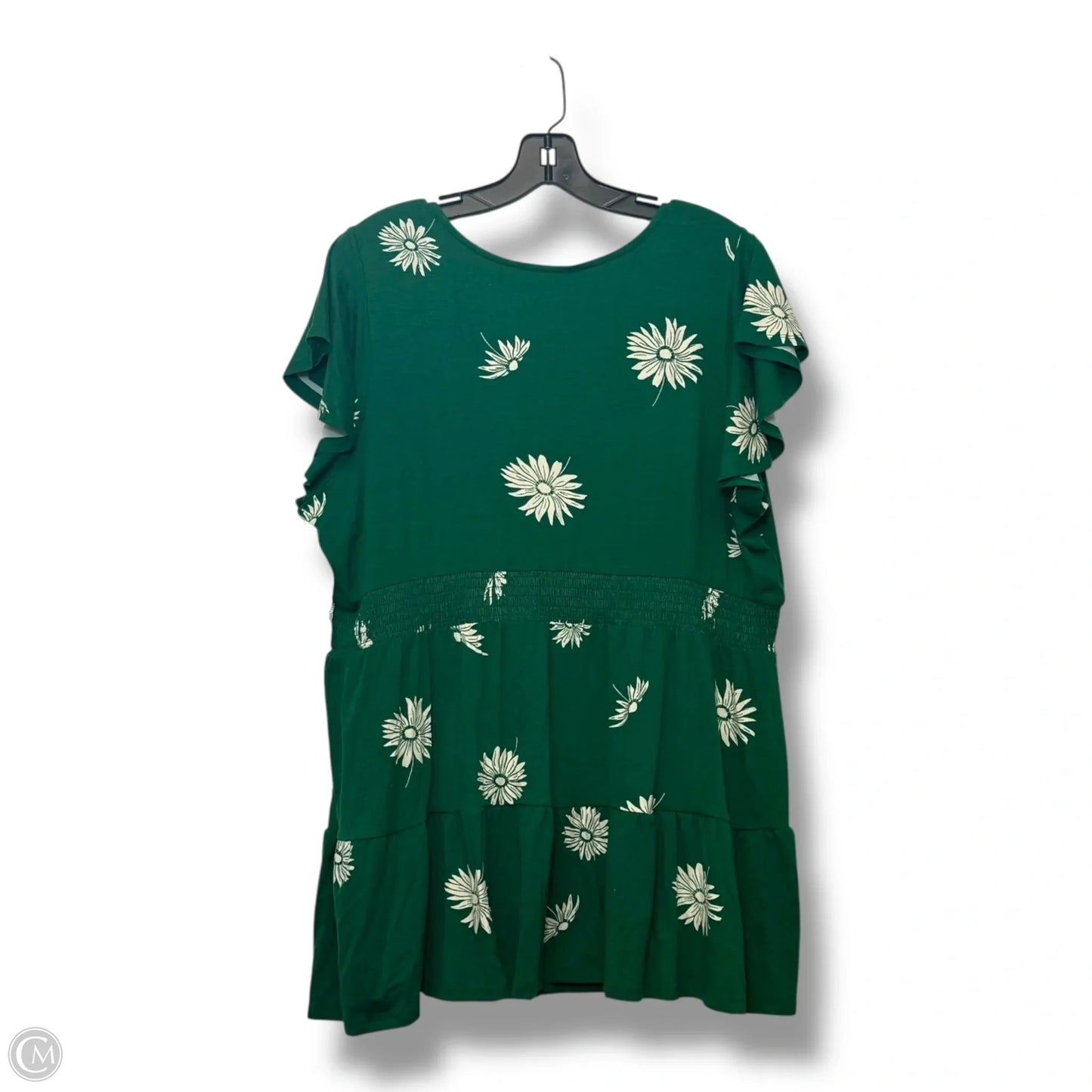 Top Short Sleeve By Torrid In Green, Size: 3x