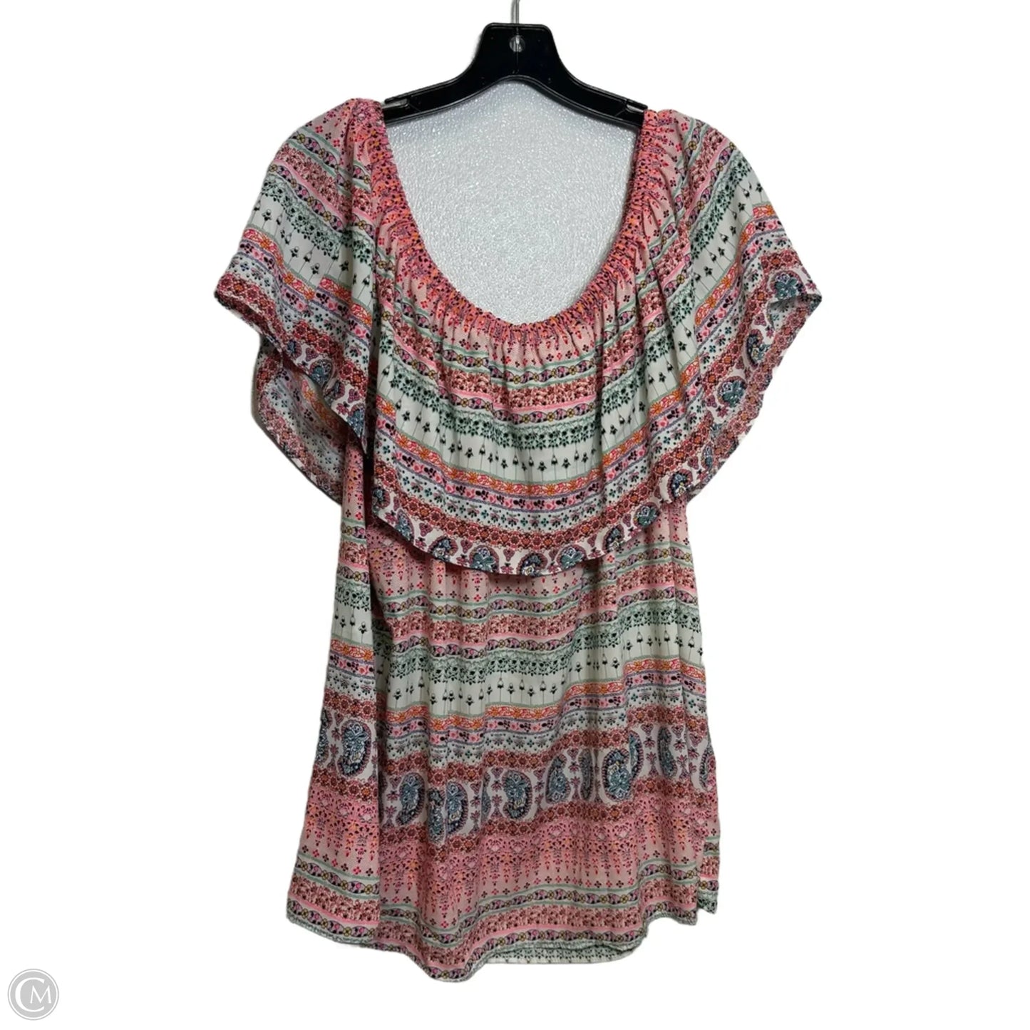 Top Sleeveless By Ing In Multi-colored, Size: 3x