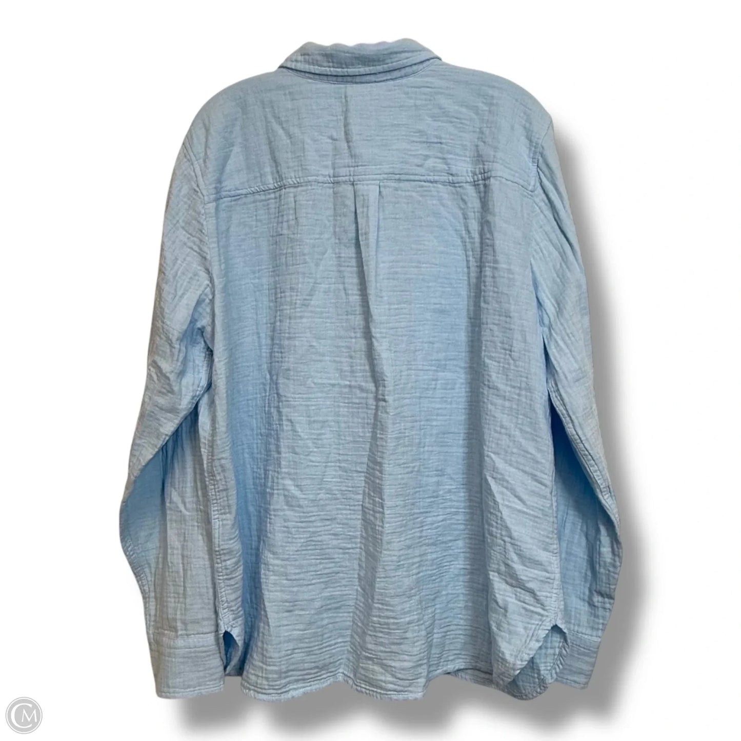 Top Long Sleeve By J. Crew In Blue, Size: Xl