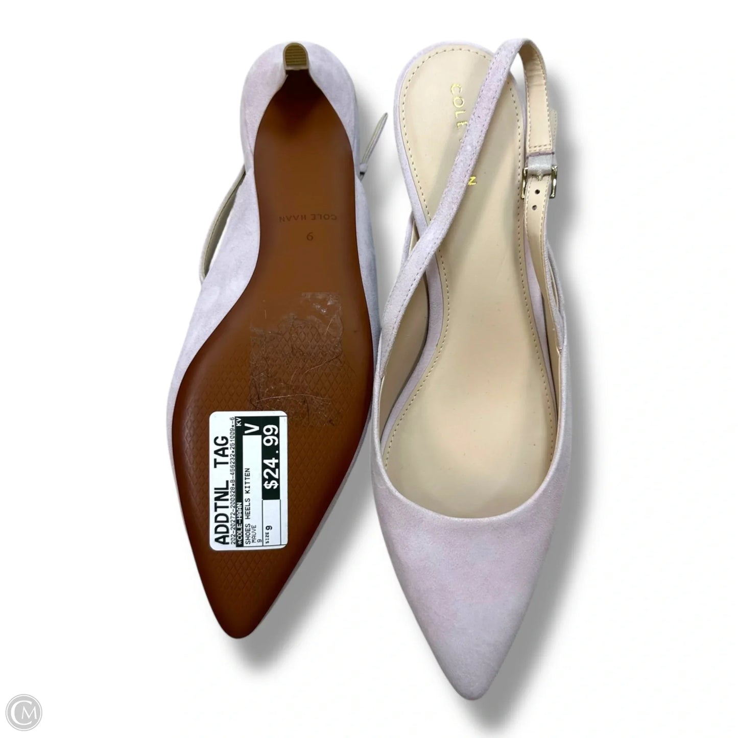 Shoes Heels Kitten By Cole-haan In Mauve, Size: 9