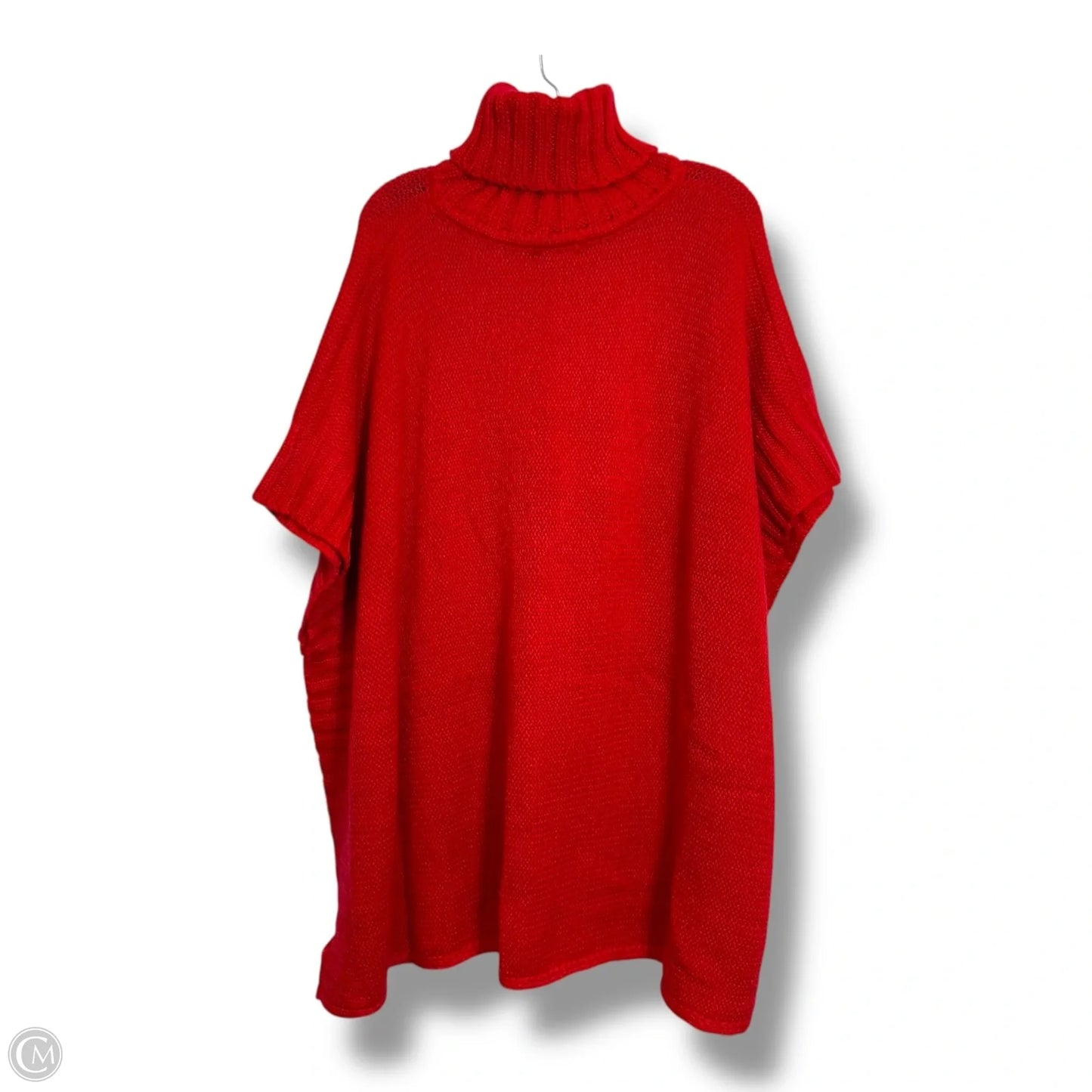 Poncho By Loft In Red, Size: M