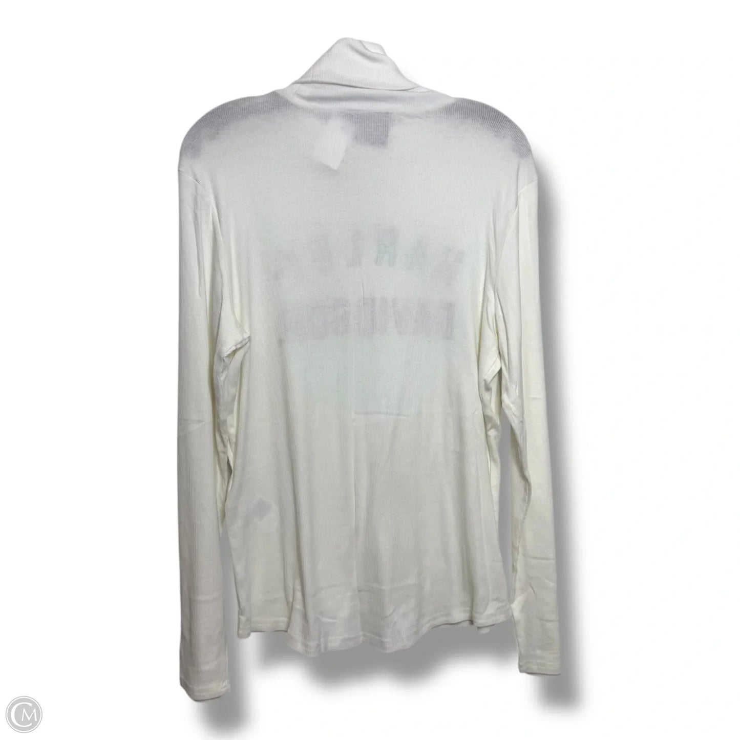 Top Long Sleeve By Harley Davidson In Ivory, Size: L