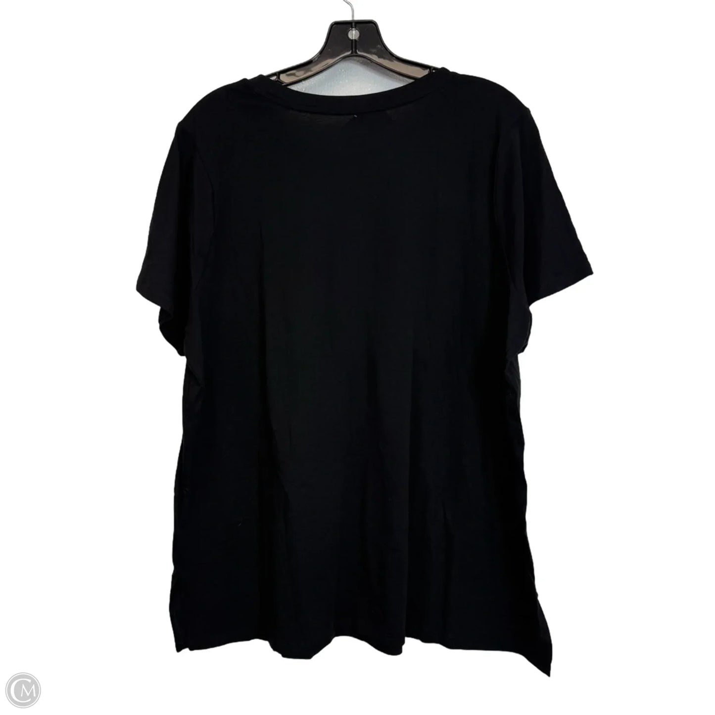 Top Short Sleeve Basic By Michael By Michael Kors In Black, Size: 2x