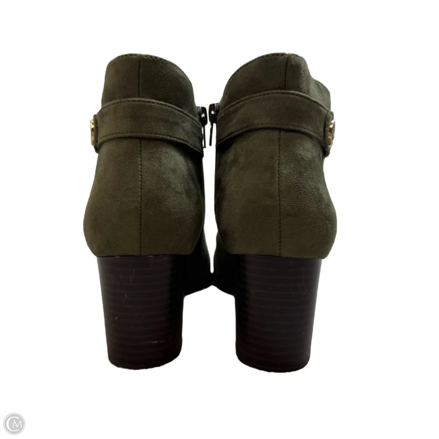 Boots Ankle Heels By Giani Bernini In Green, Size: 10
