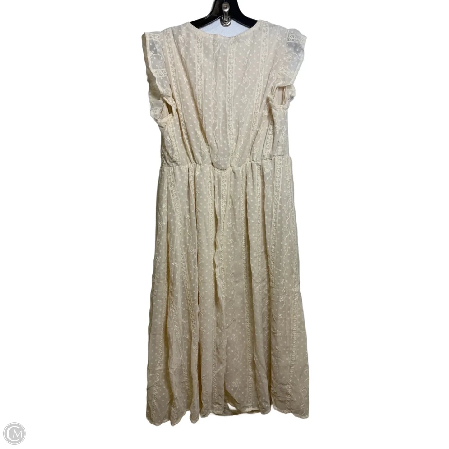 Dress Party Midi By Bloomchic In Ivory, Size: 14