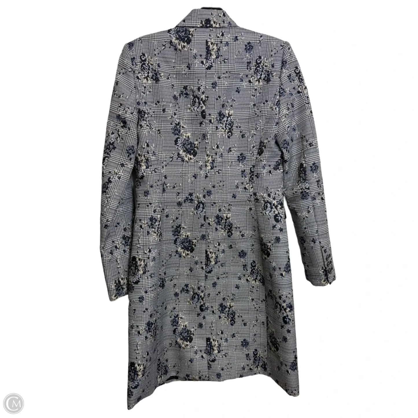 Blazer coat By Calvin Klein In Floral Print, Size: 2