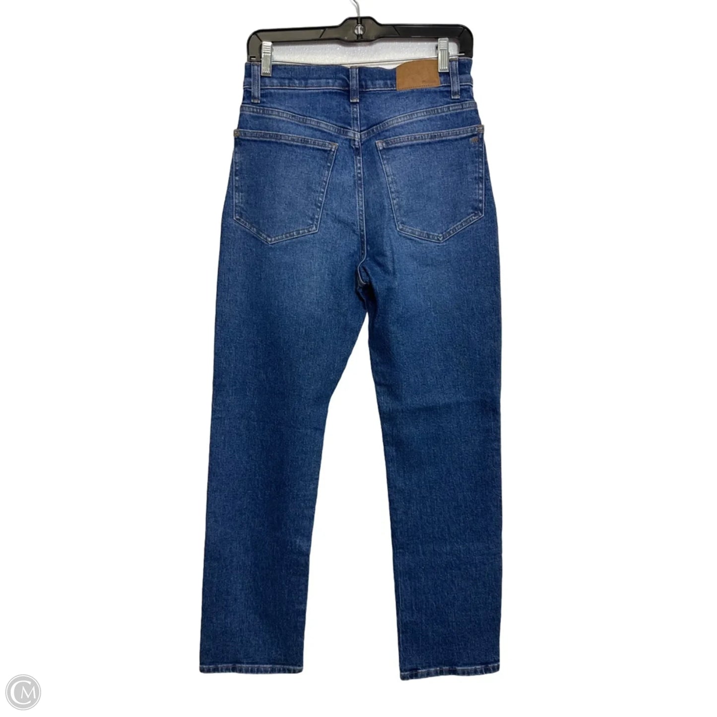 Jeans Straight By Madewell In Blue Denim, Size: 4