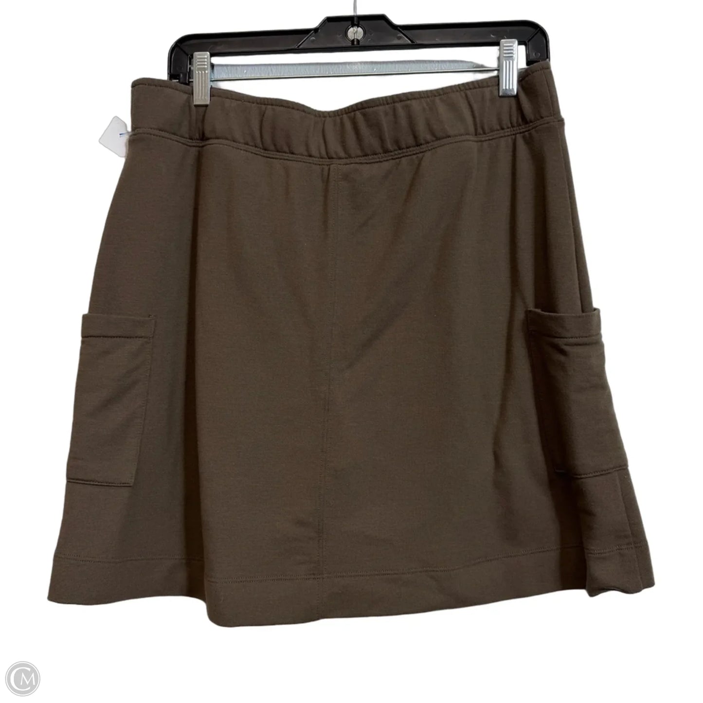 Skort By Denim And Co Qvc In Brown, Size: M