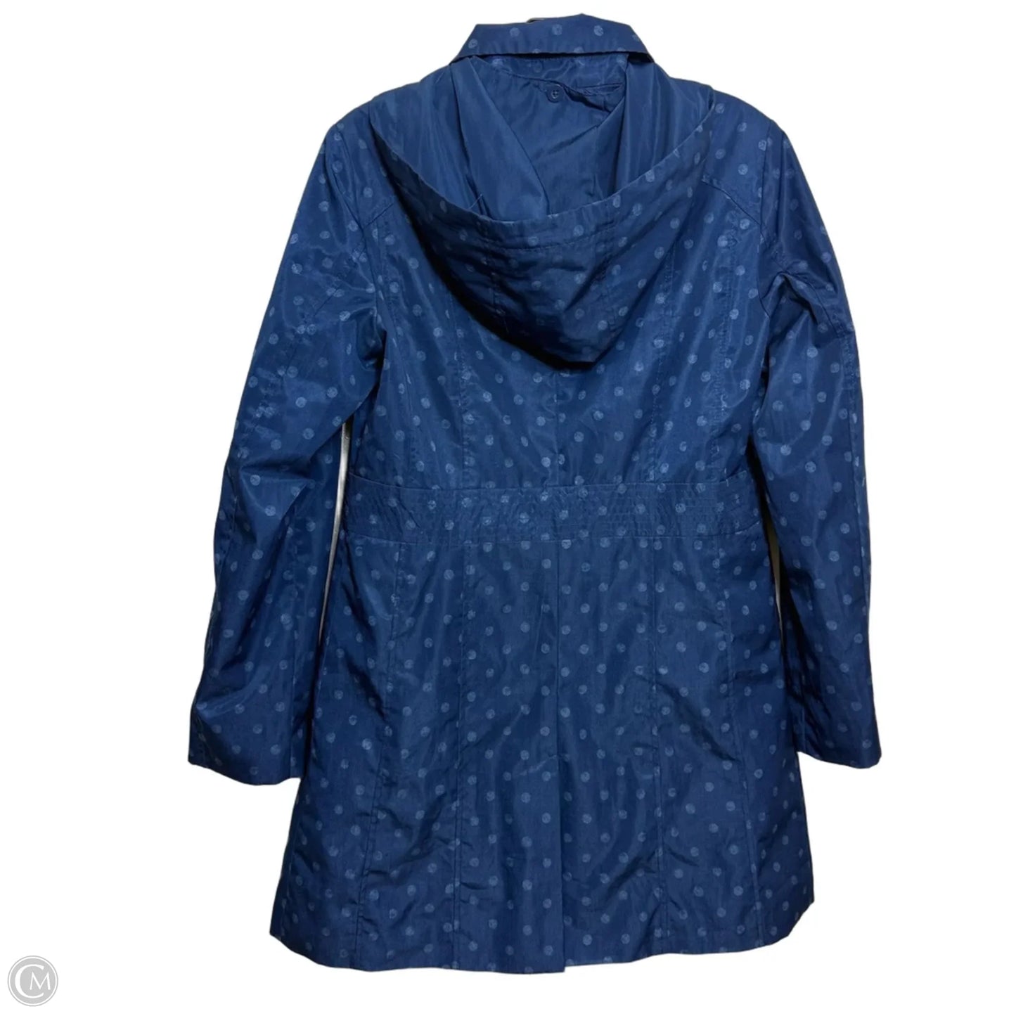 Jacket Windbreaker By Relativity In Blue, Size: S