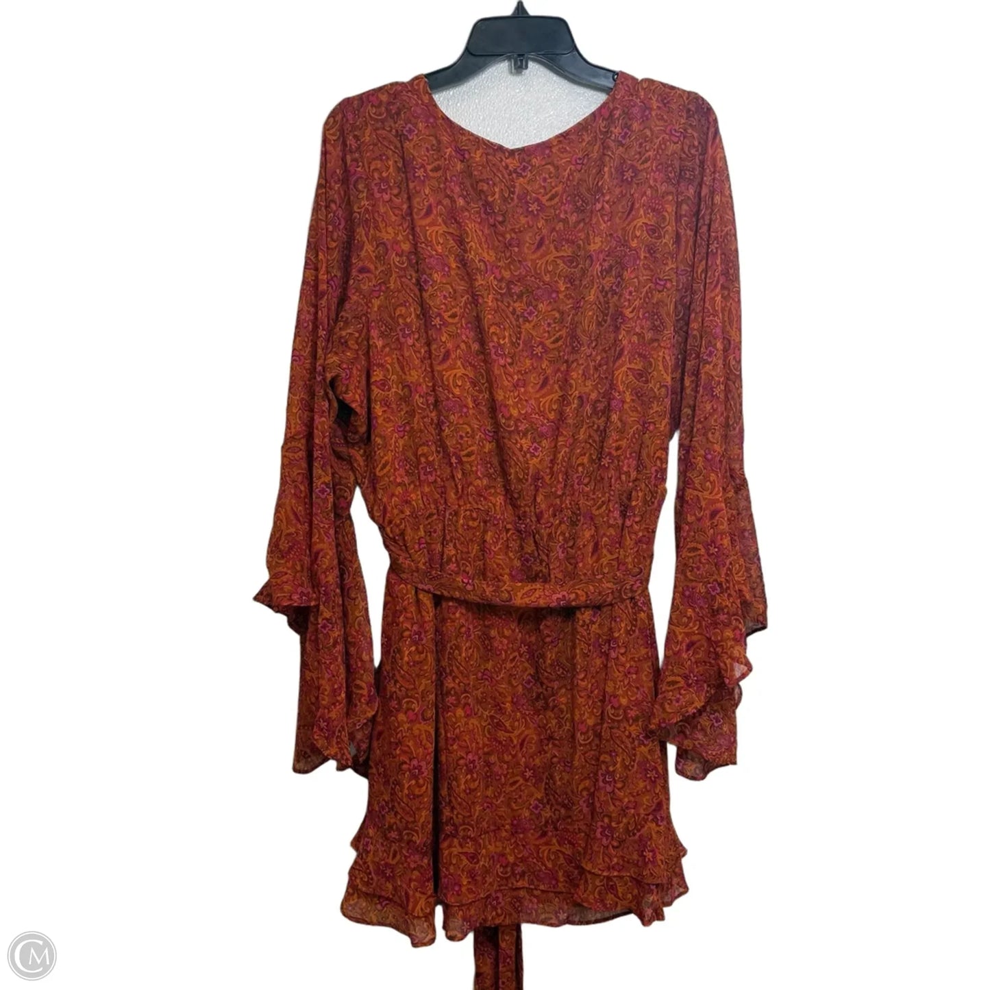 Dress Party Short By City Chic In Orange, Size: Xl