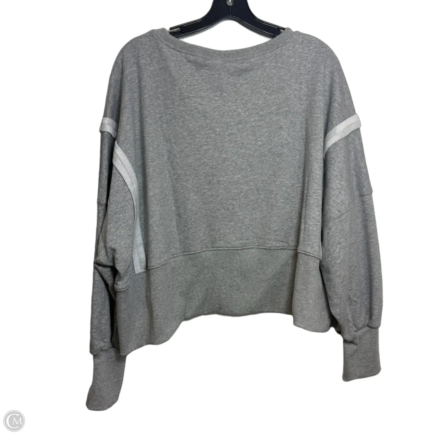 Top Long Sleeve By Cme In Grey, Size: Xl