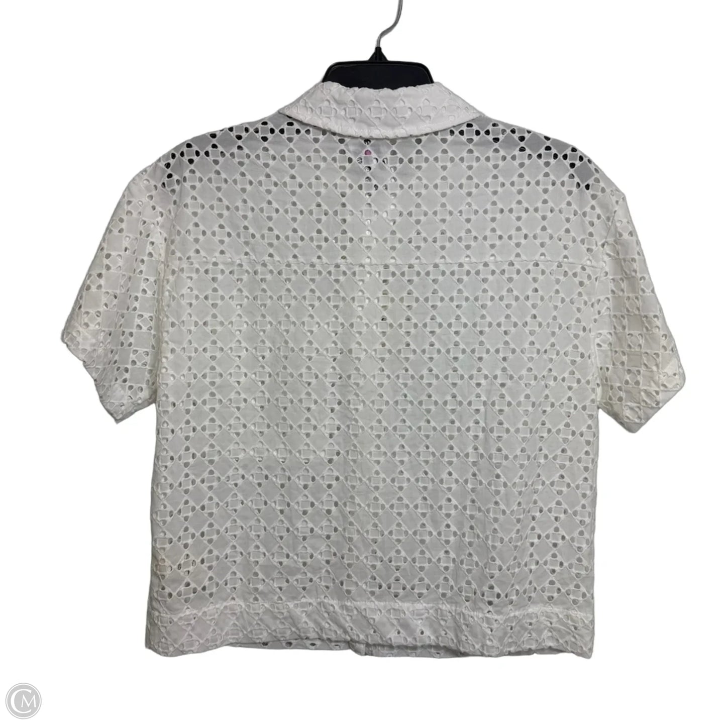 Top Short Sleeve By Marled In White, Size: S