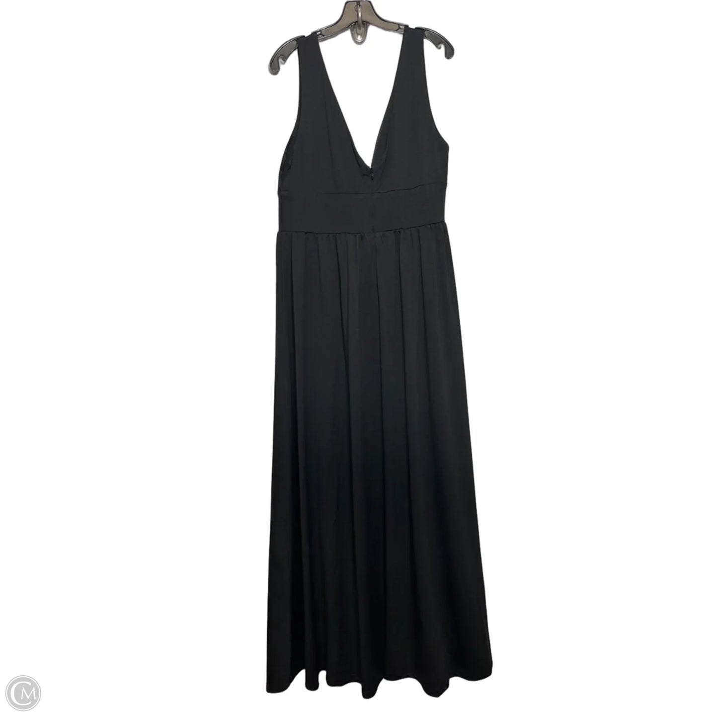 Dress Party Long By Clothes Mentor In Black, Size: 16