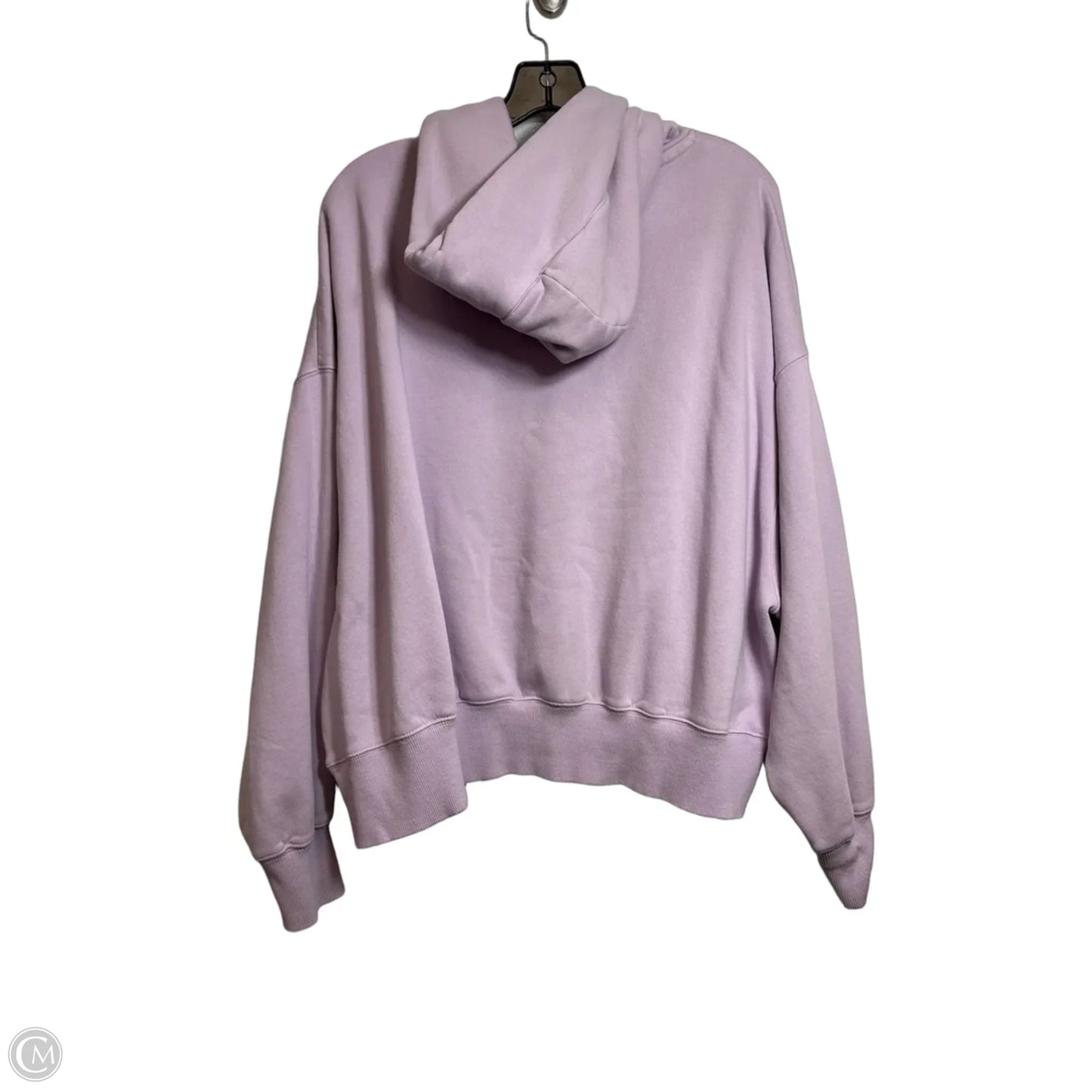 Sweatshirt Hoodie By Nike Apparel In Purple, Size: M