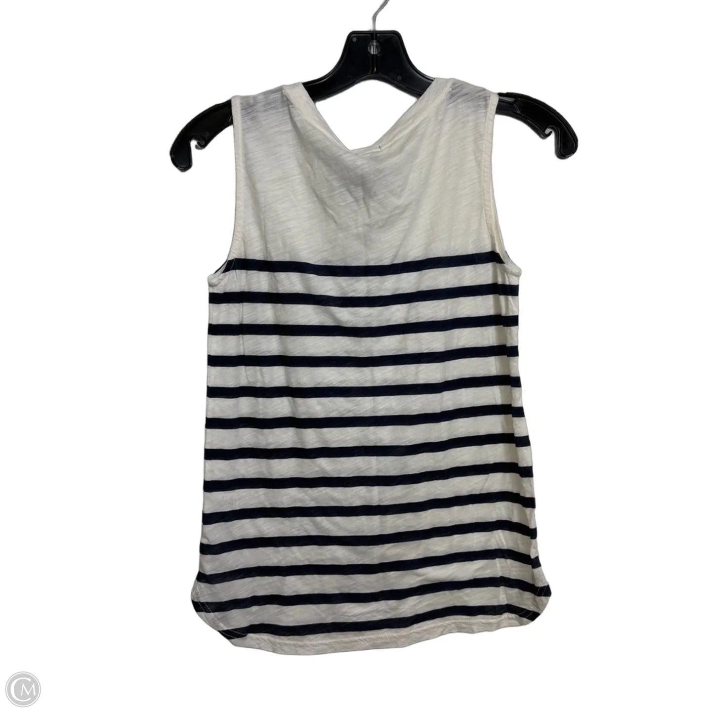 Top Sleeveless By J. Crew In Striped Pattern, Size: Xxs