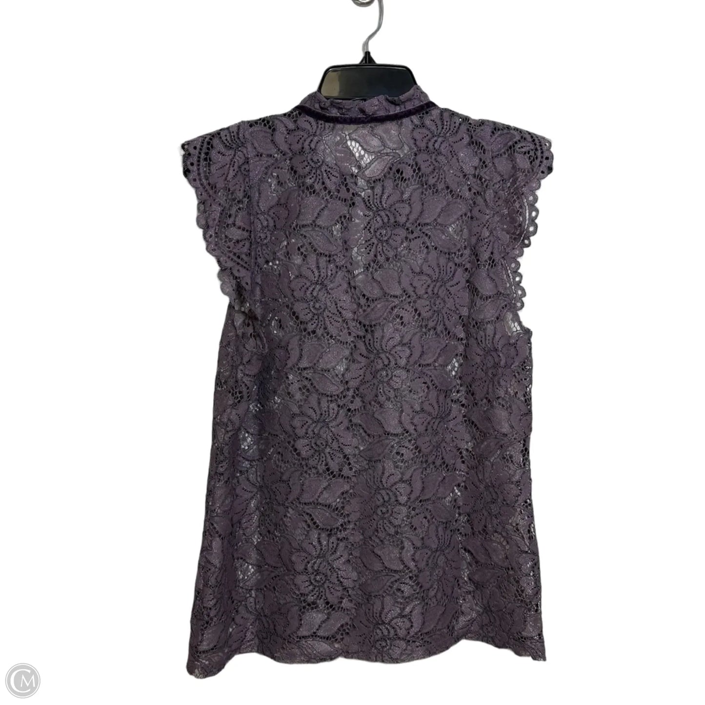 Top Sleeveless By Clothes Mentor In Purple, Size: M