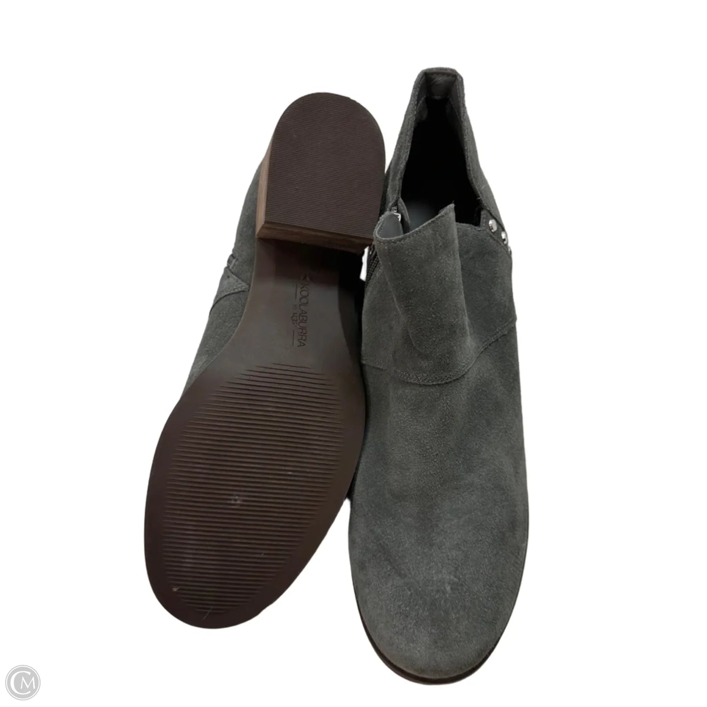 Boots Ankle Flats By Koolaburra By Ugg In Grey, Size: 12