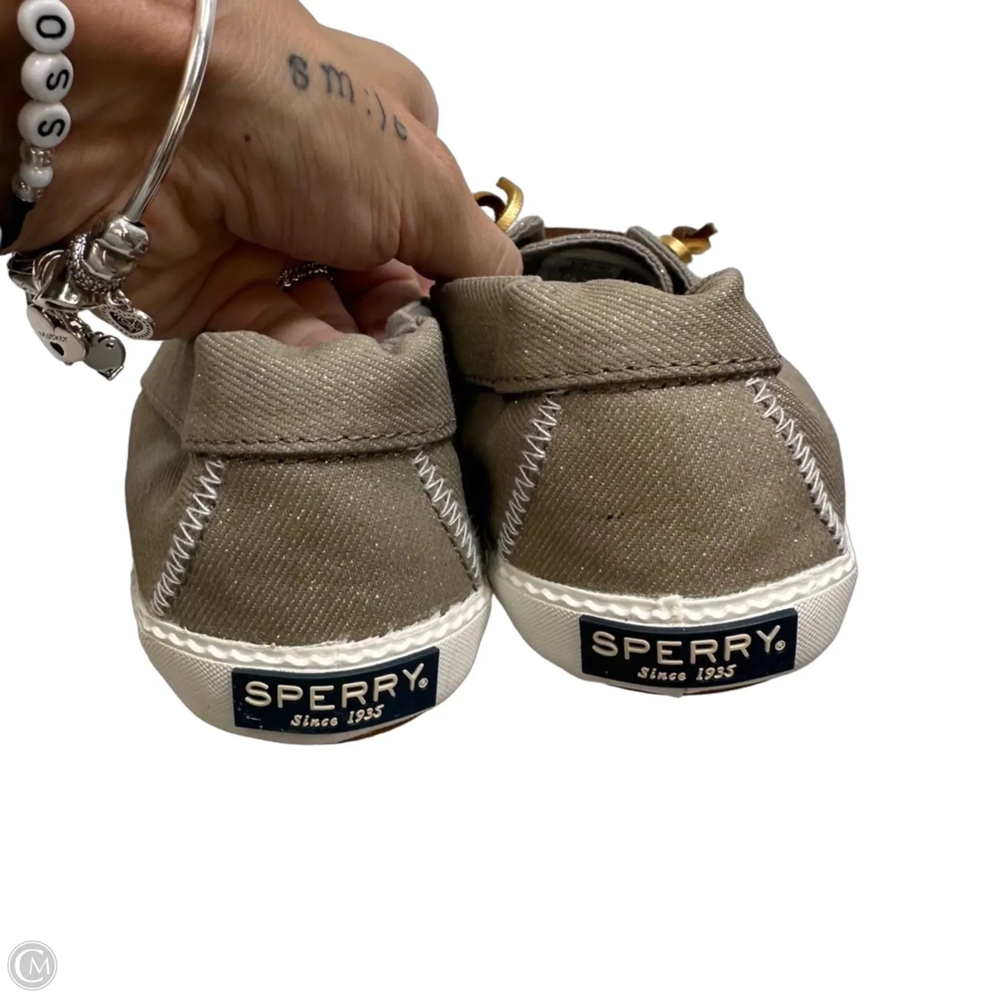 Shoes Flats By Sperry In Taupe, Size: 8