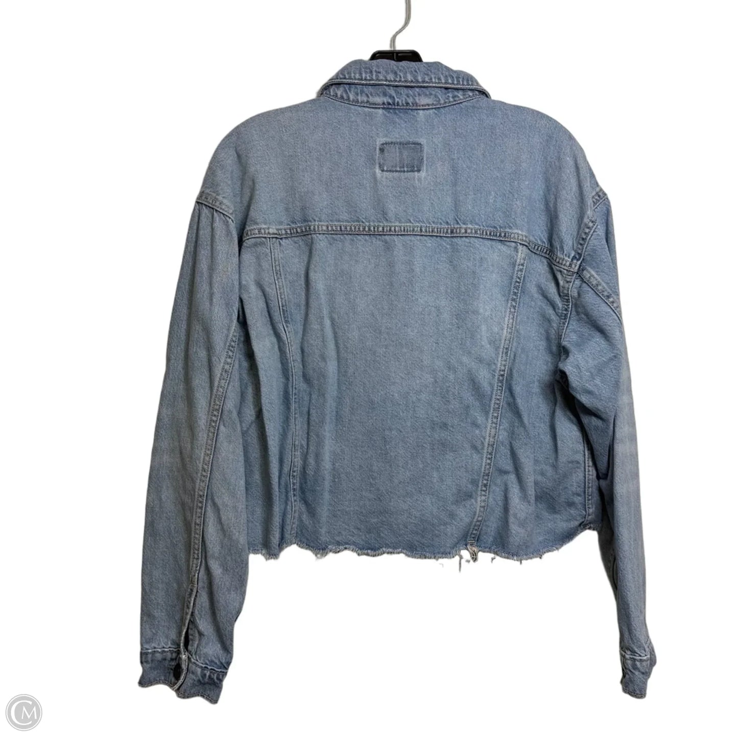 Jacket Denim By American Eagle In Blue Denim, Size: L