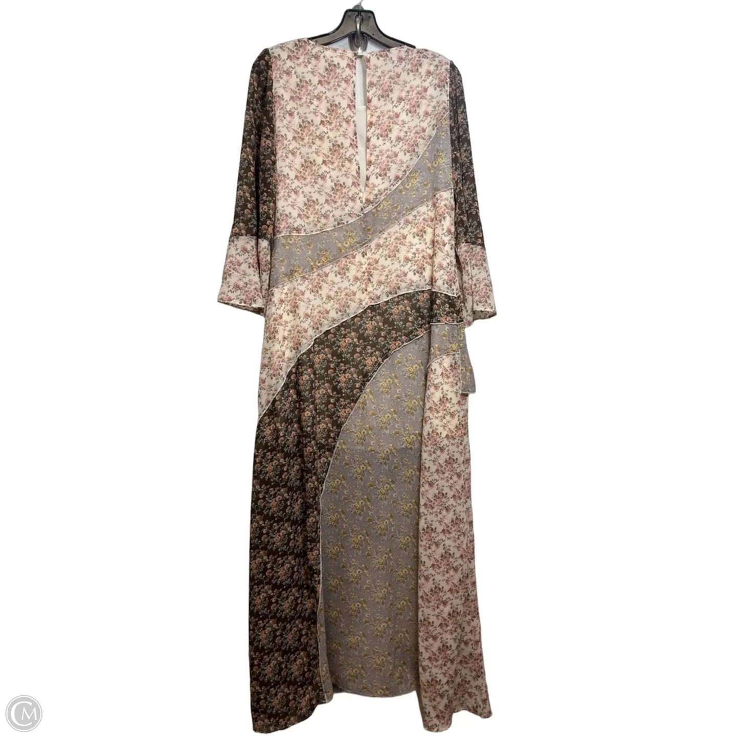Dress Casual Maxi By Clothes Mentor In Floral Print, Size: L