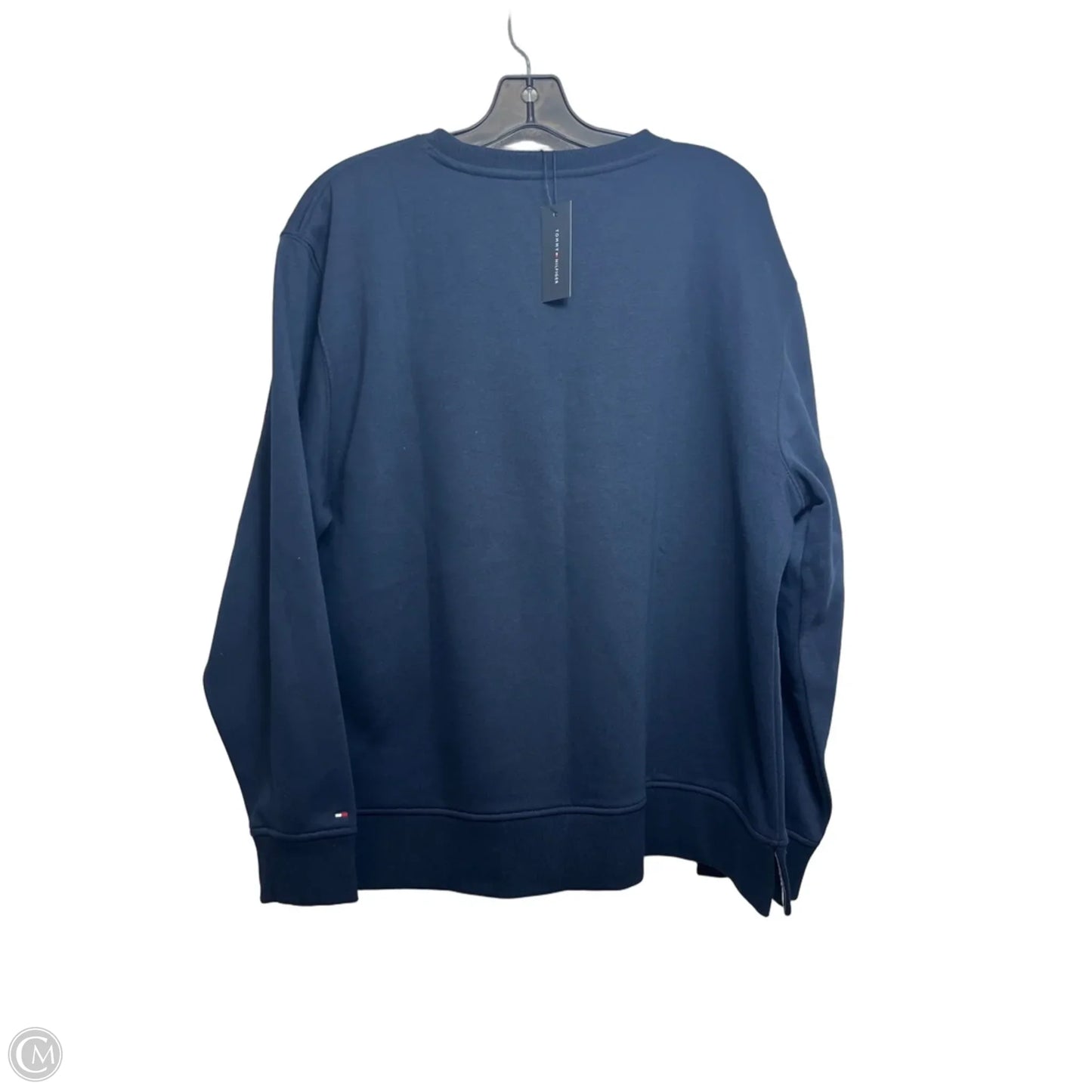Sweatshirt Crewneck By Tommy Hilfiger In Navy, Size: Xl