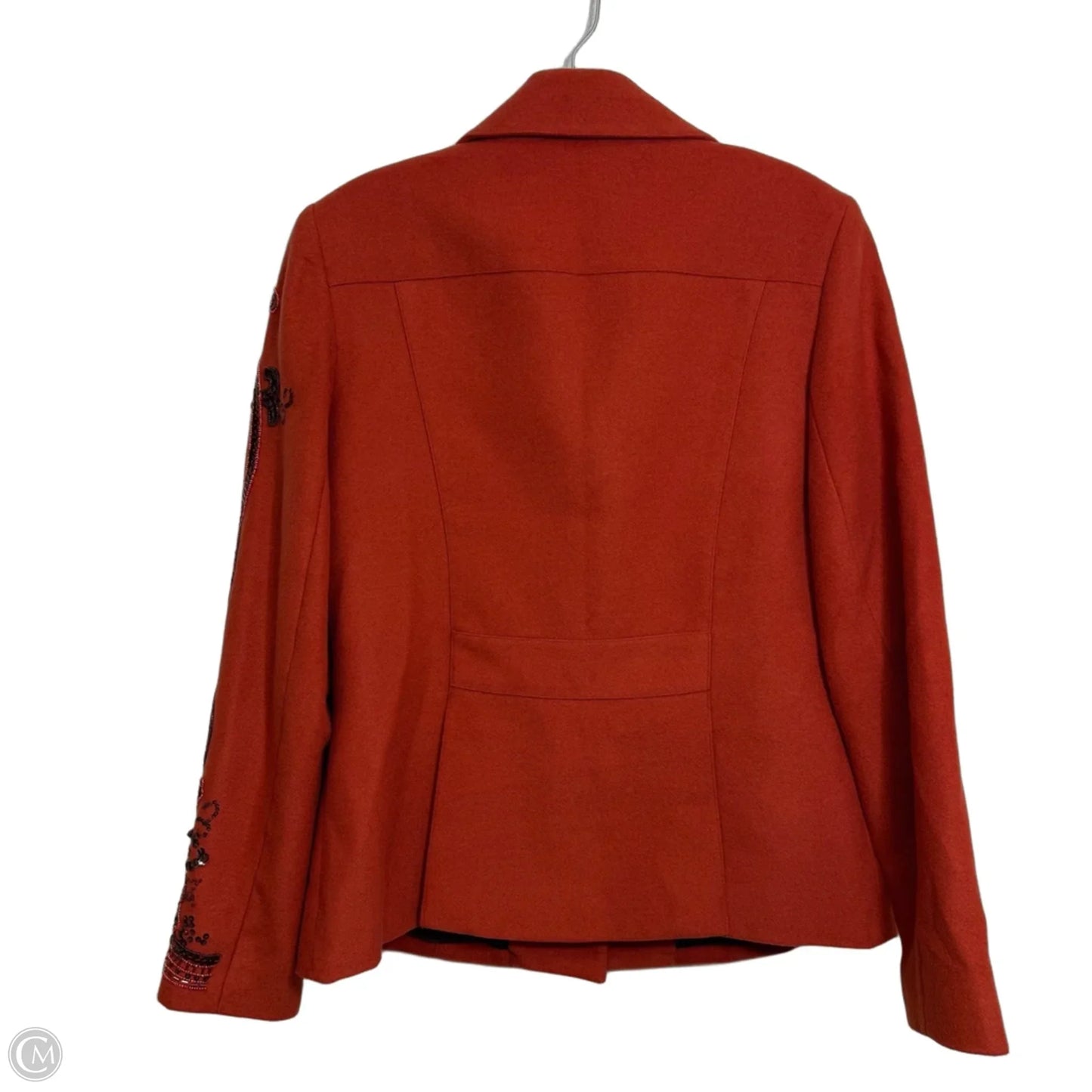 Blazer By Clothes Mentor In Orange, Size: 8