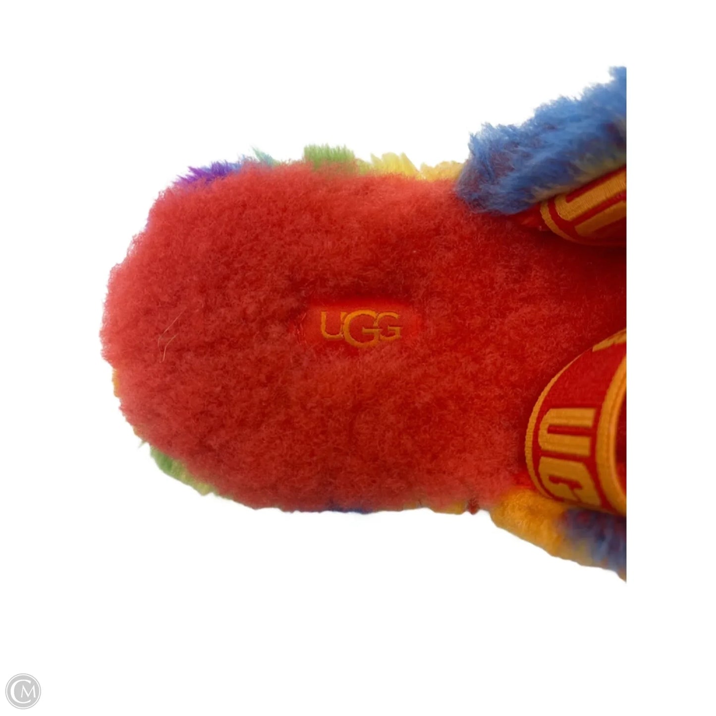 Slippers Designer By Ugg In Multi-Colored, Size: 6