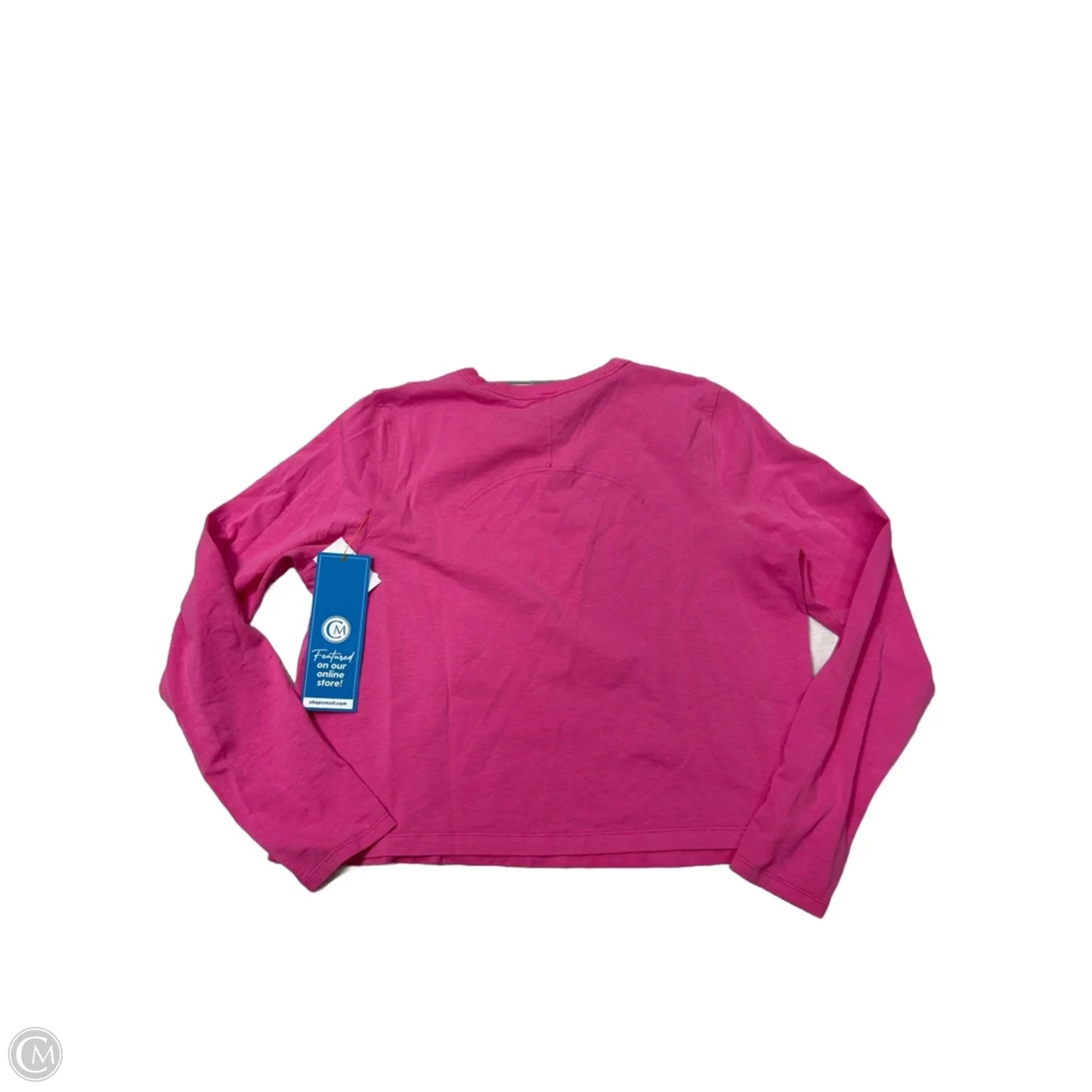 Athletic Top Long Sleeve Crewneck By Lululemon In Pink, Size: M