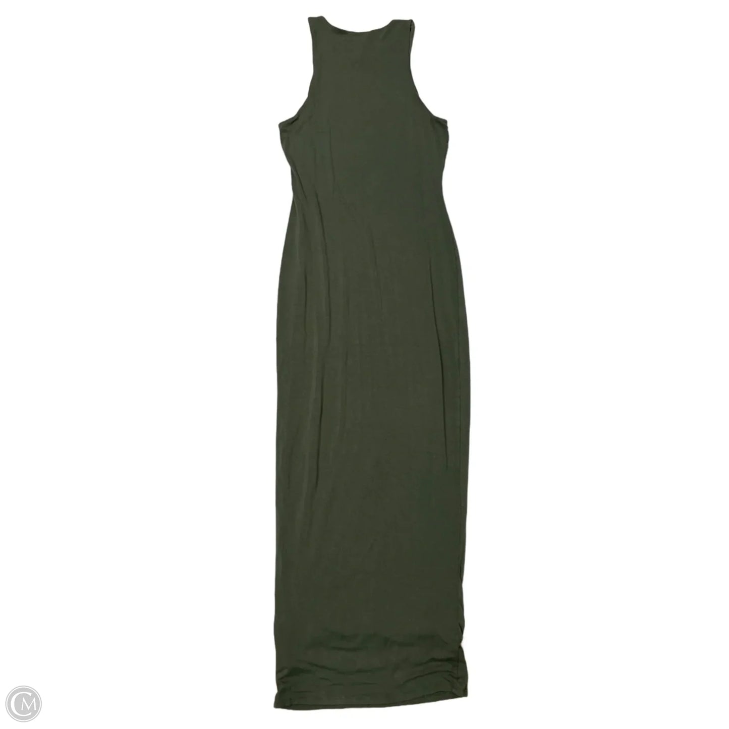 Dress Casual Maxi By Good American In Green, Size: Xs