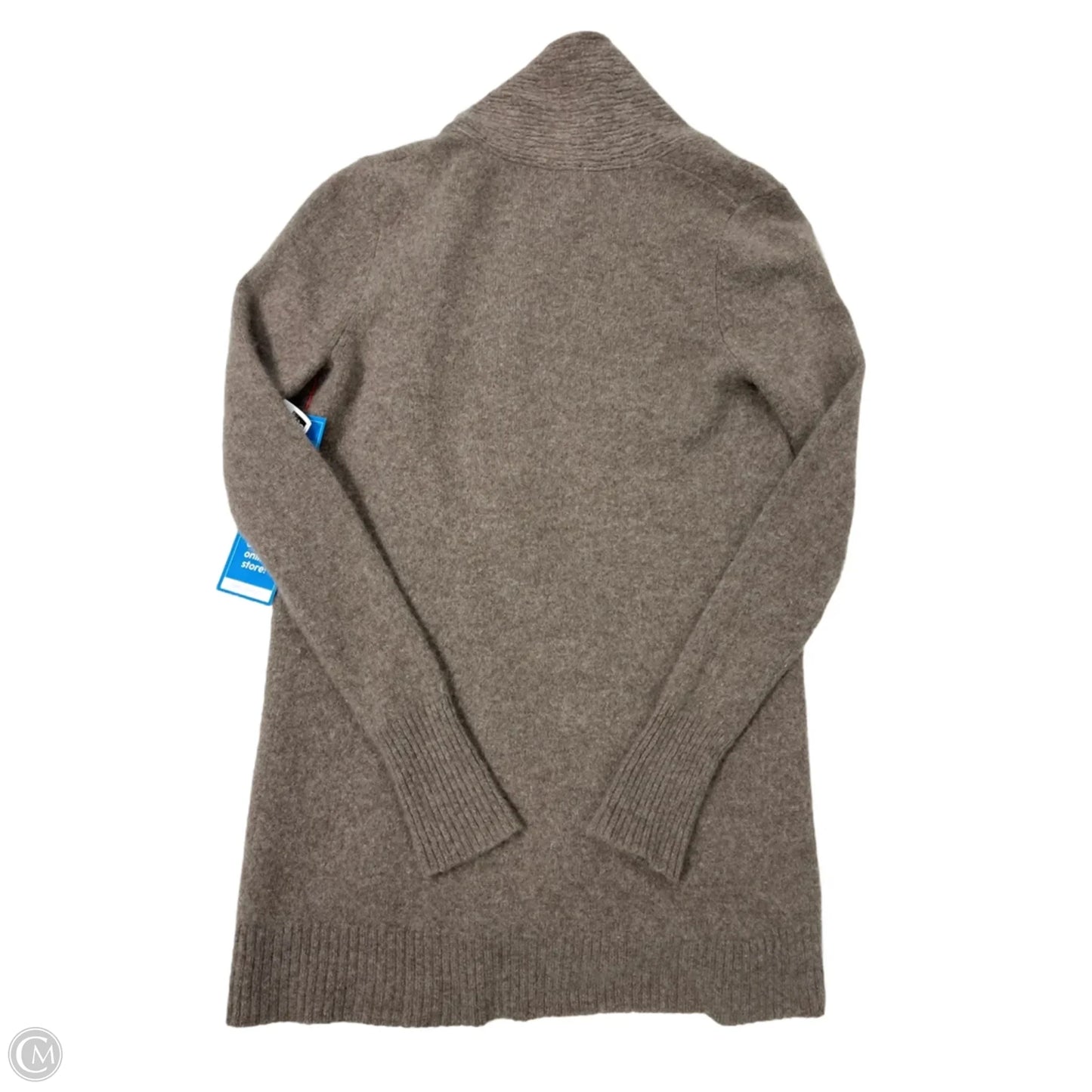 Sweater Cardigan Cashmere By Cynthia Rowley In Brown, Size: L