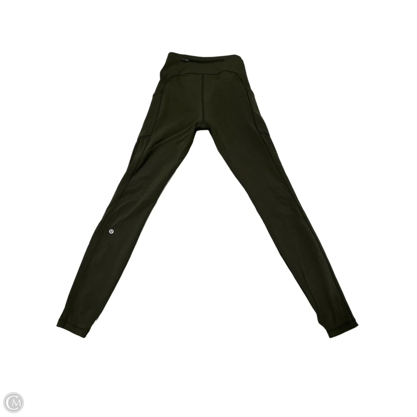 Athletic Leggings By Lululemon In Green, Size: S