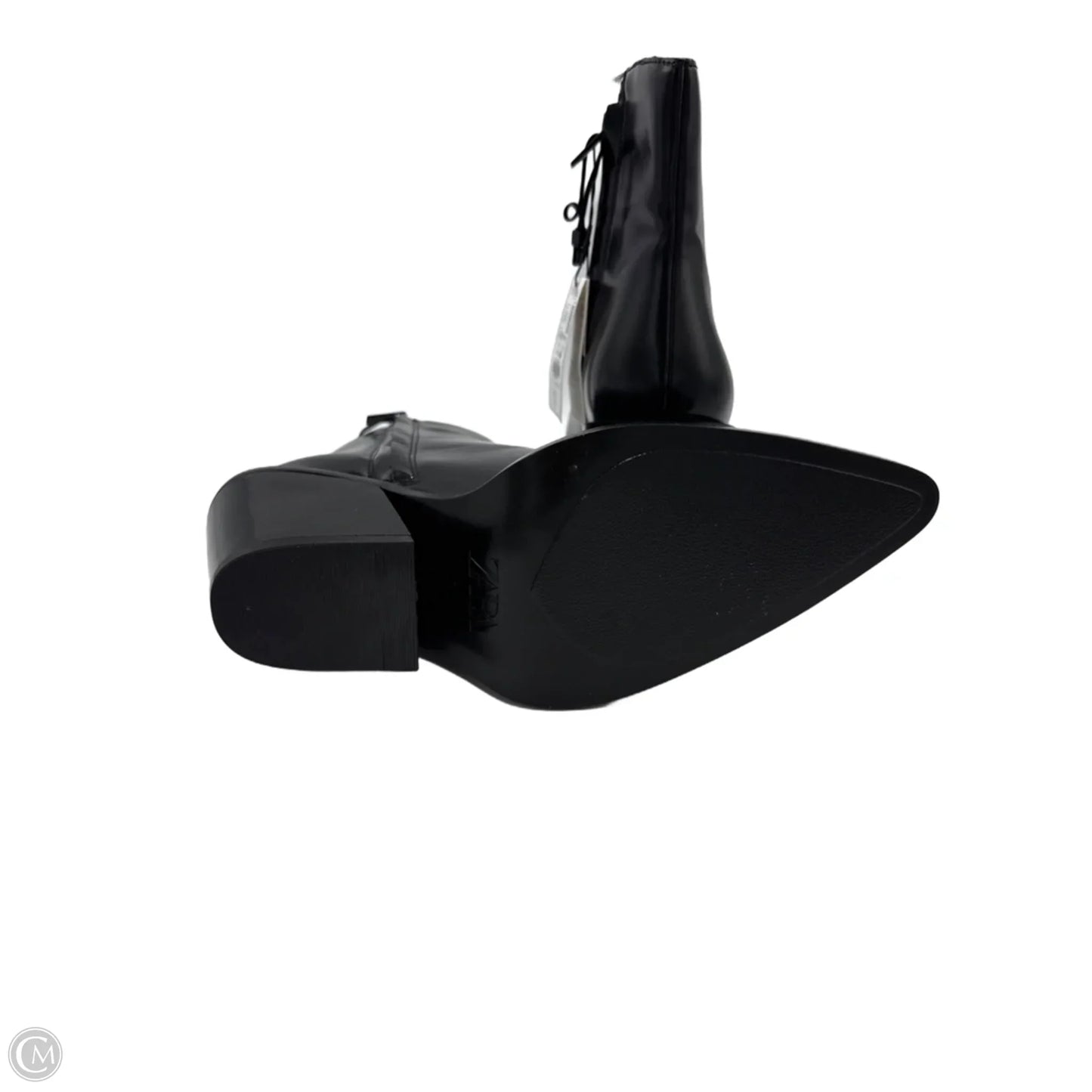 New! Boots Ankle Heels By Zara In Black, Size: 10